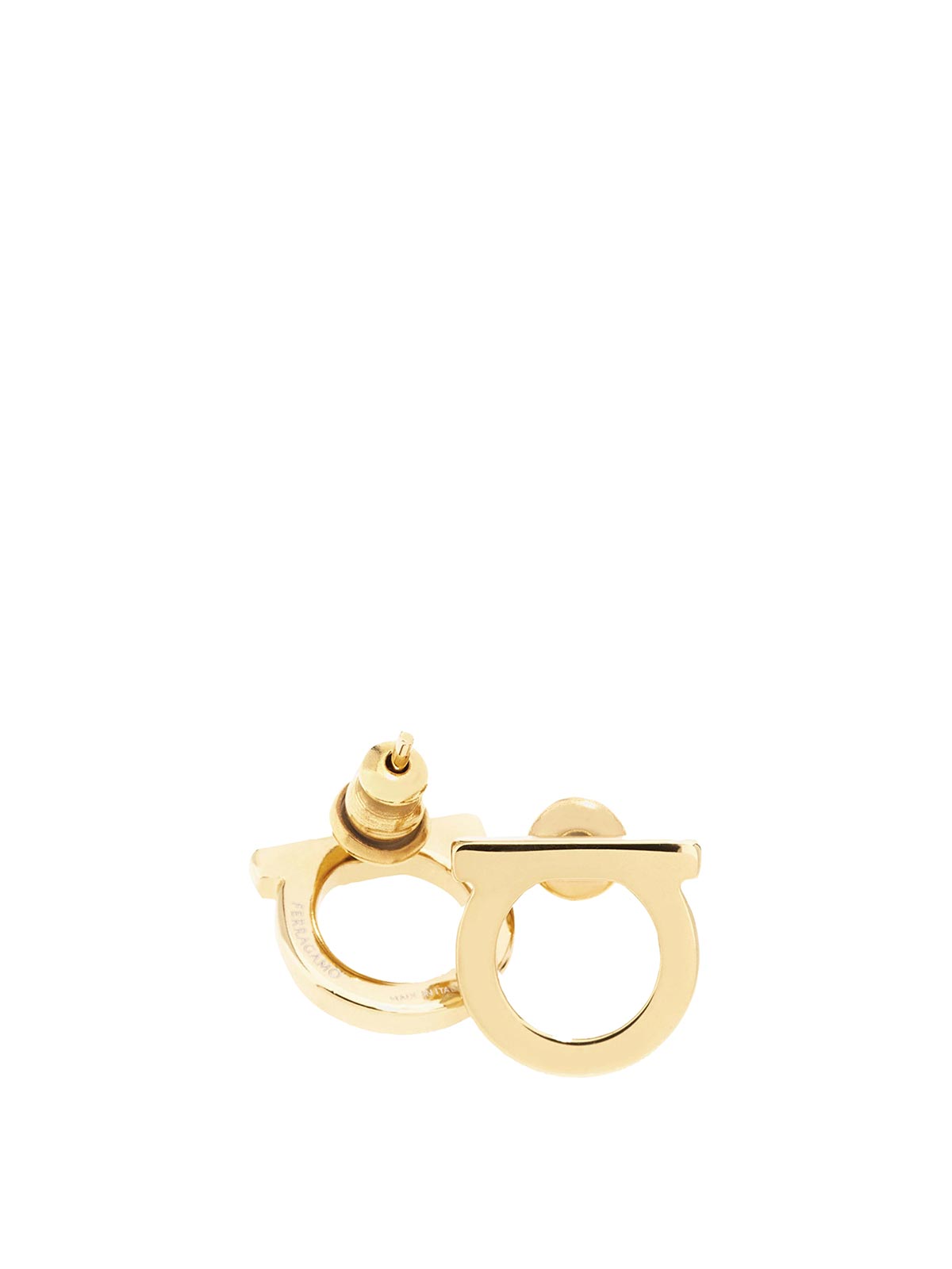 Gancini Stud Earrings 696429760119ORO (FERRAGAMO / ピアス・イヤリング ) | FERRAGAMO (フェラガモ)(1)
