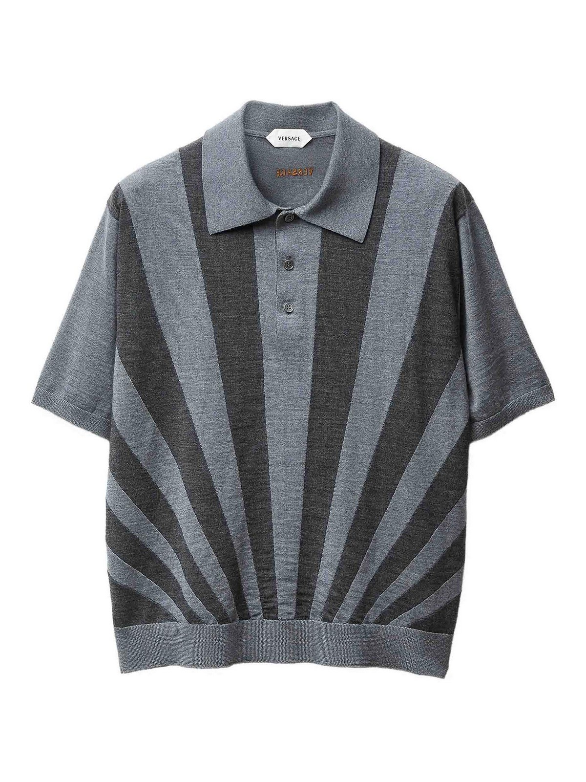 Knit Sweater Rays Intarsia 10235321A173881E510 (VERSACE / ポロシャツ ) | VERSACE (ヴェルサーチェ)