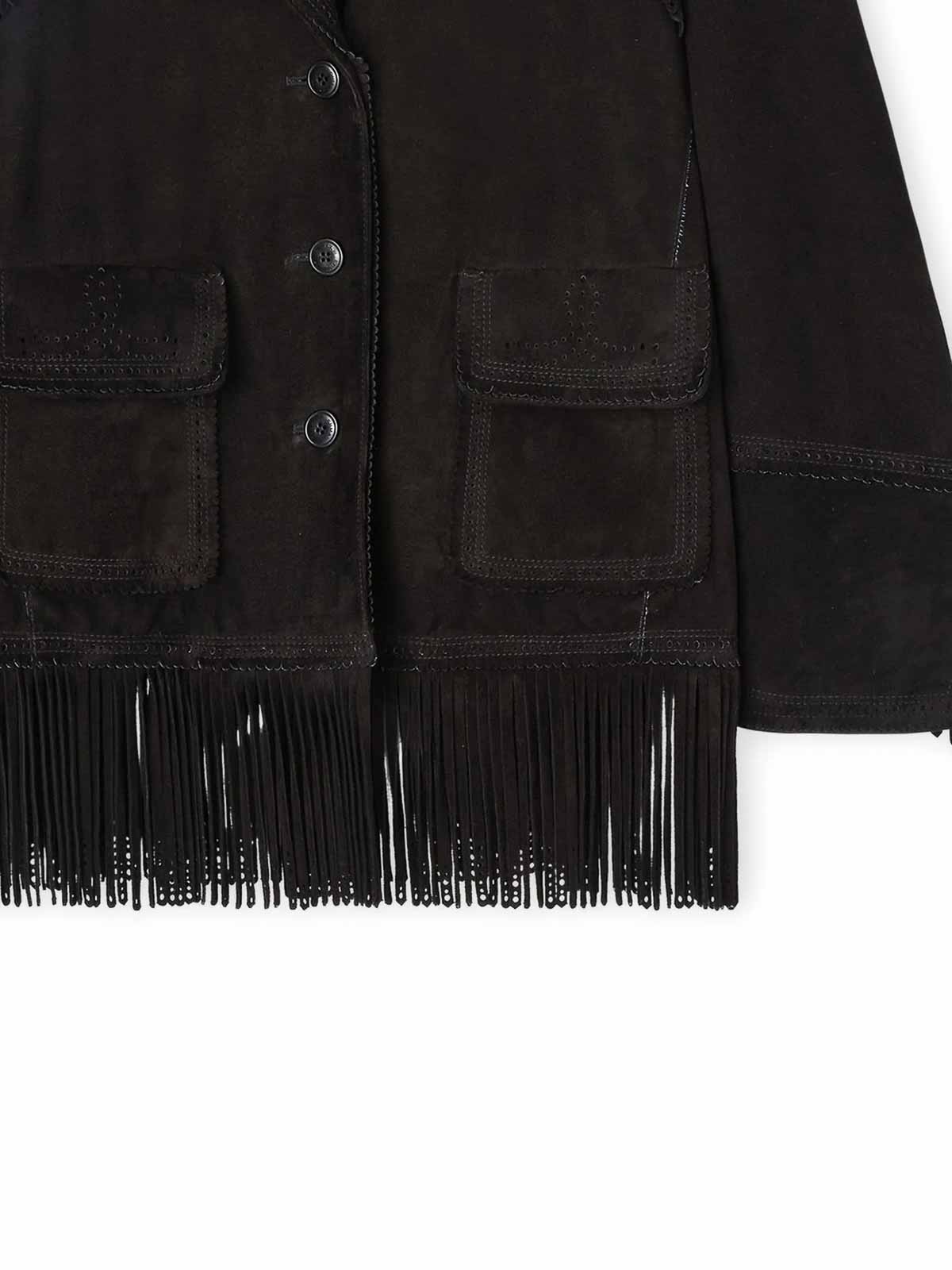 Single-breasted coat D480D324IFQ95708 (ERMANNO SCERVINO / レザー&ファージャケット・コート ) | ERMANNO SCERVINO (エルマンノ シェルヴィーノ)(1)