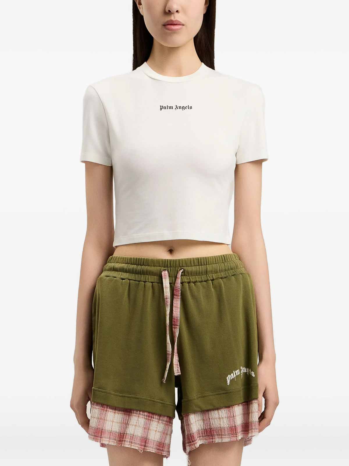 Classic Logo Baby Tee PWAA077S26JER0010310 (Palm Angels / Tシャツ・カットソー ) | Palm Angels (パームエンジェルス)(2)
