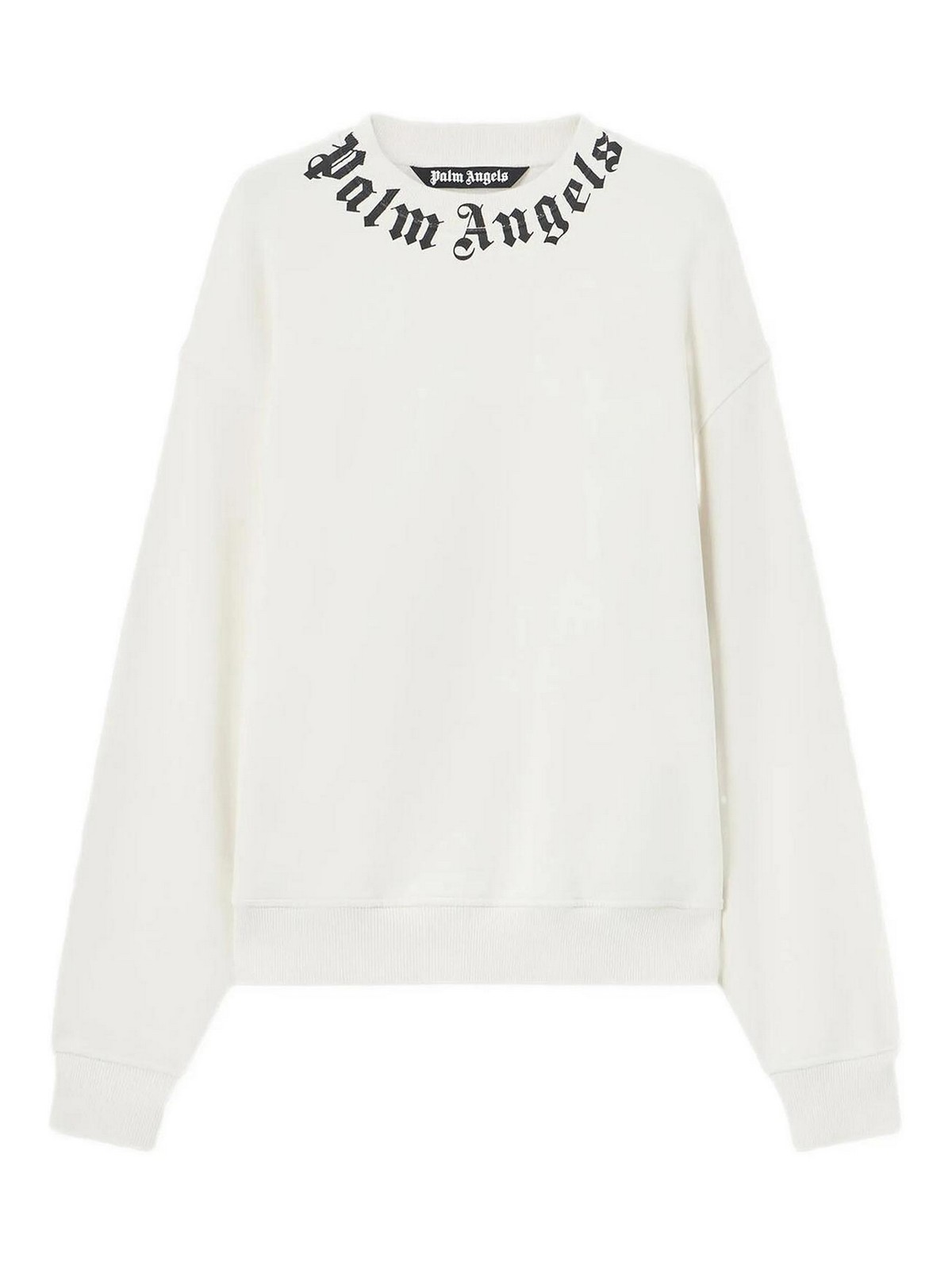Neck Logo Regular Crew PMBA08HS26FLE0040310 (Palm Angels / スウェット・フーディー ) | Palm Angels (パームエンジェルス)