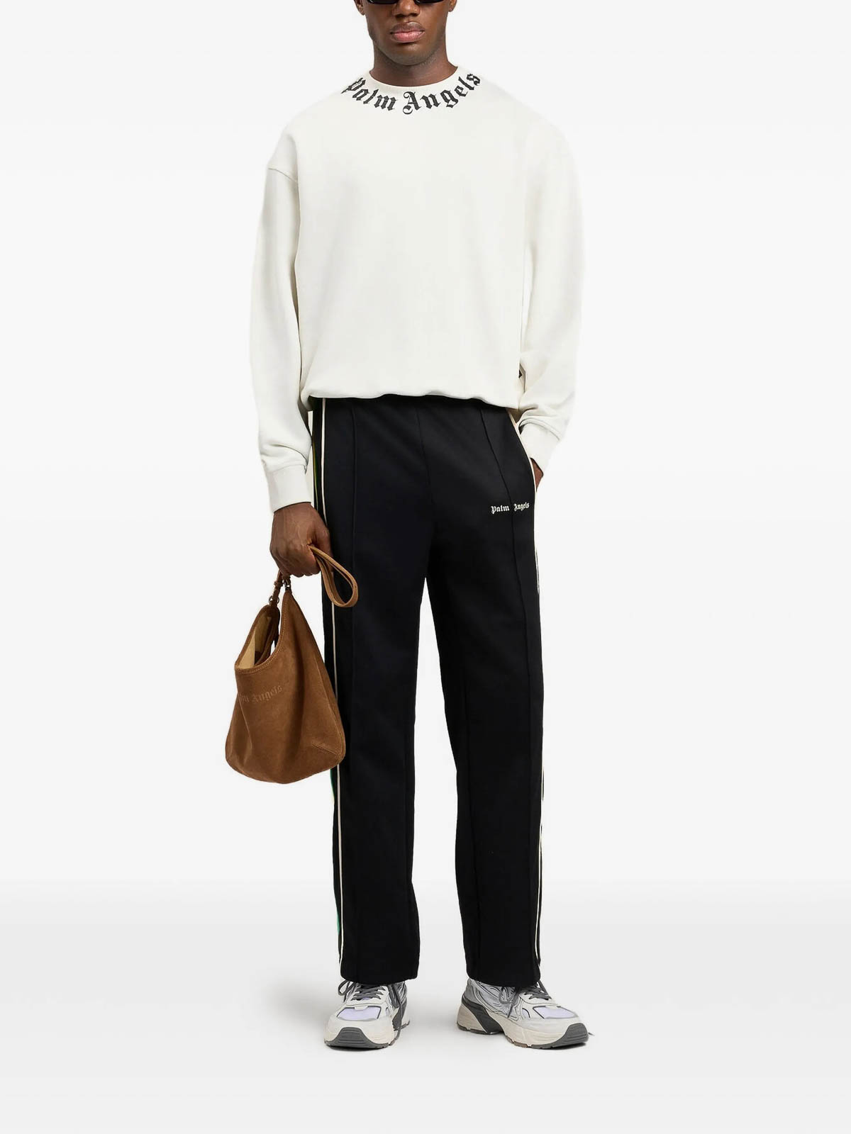 Neck Logo Regular Crew PMBA08HS26FLE0040310 (Palm Angels / スウェット・フーディー ) | Palm Angels (パームエンジェルス)(1)