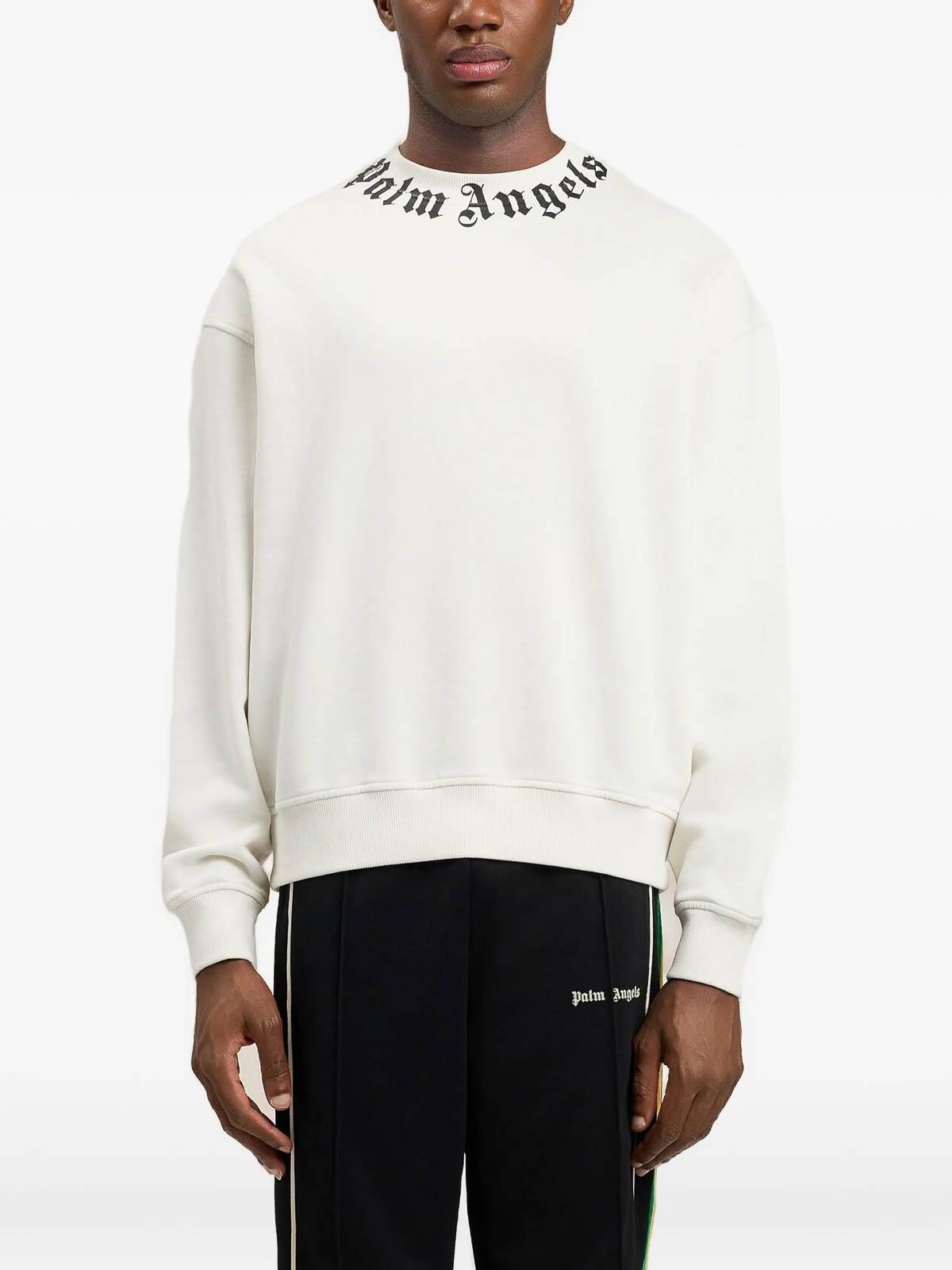 Neck Logo Regular Crew PMBA08HS26FLE0040310 (Palm Angels / スウェット・フーディー ) | Palm Angels (パームエンジェルス)(2)