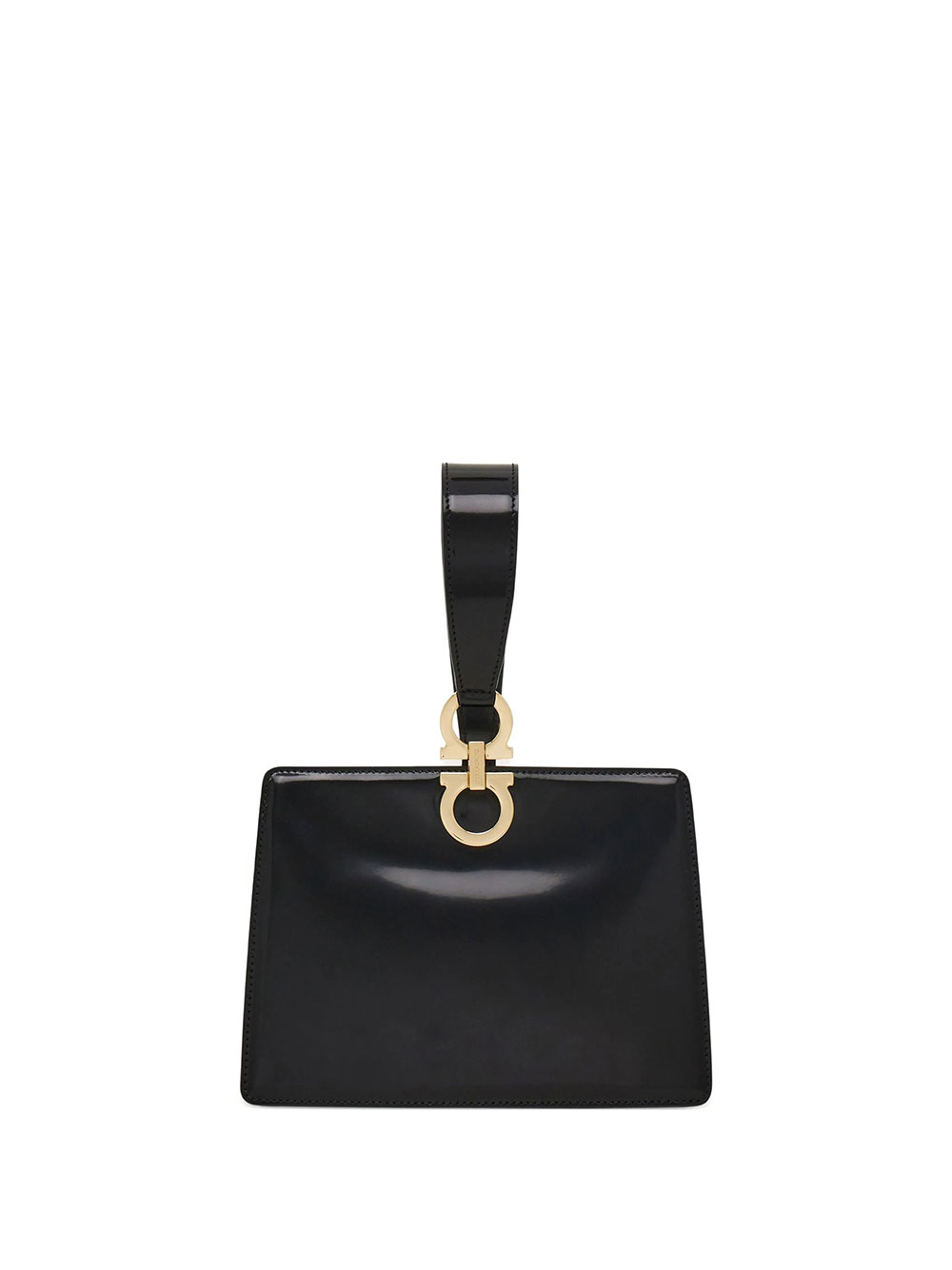 GLOSSY LEATHER MINI CLUTCH 2209580786099NERO (FERRAGAMO / クラッチバッグ・ポーチ ) | FERRAGAMO (フェラガモ)