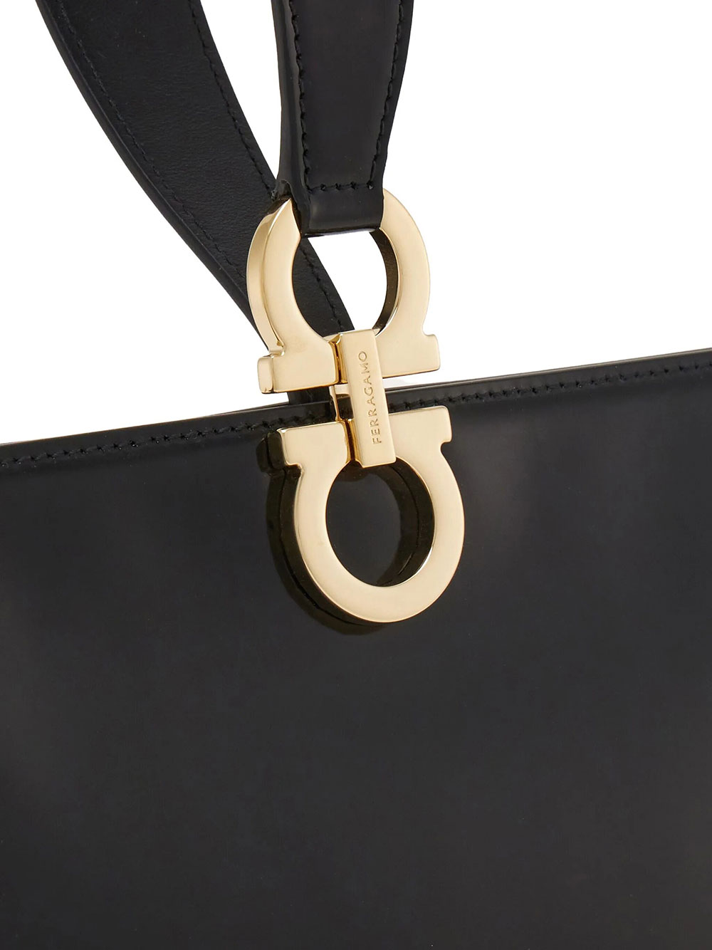 GLOSSY LEATHER MINI CLUTCH 2209580786099NERO (FERRAGAMO / クラッチバッグ・ポーチ ) | FERRAGAMO (フェラガモ)(4)