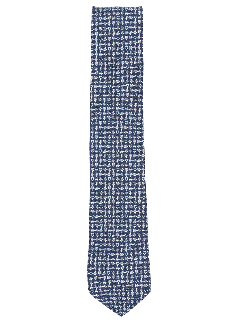 TORTOISESHELL-PRINT SILK TIE 3514560794737BLUE (FERRAGAMO / ネクタイ ) | FERRAGAMO (フェラガモ)