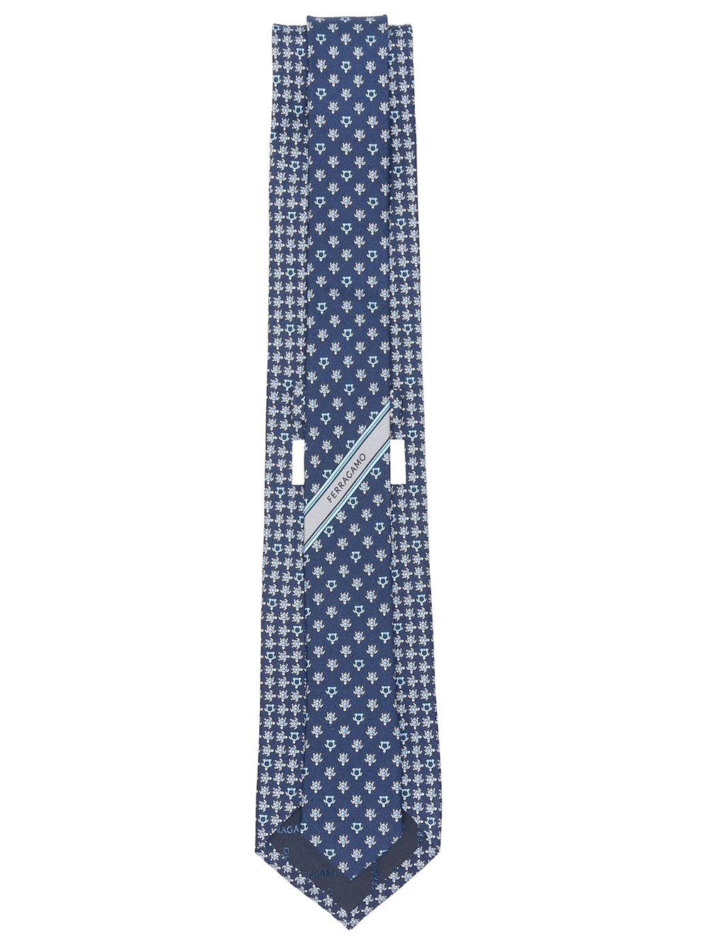 TORTOISESHELL-PRINT SILK TIE 3514560794737BLUE (FERRAGAMO / ネクタイ ) | FERRAGAMO (フェラガモ)(1)