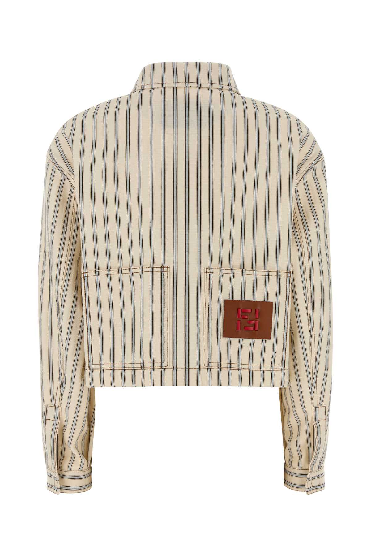 Embroidered denim jacket FLF856AOHTF1W17 (FENDI / カジュアルジャケット ) | FENDI (フェンディ)(1)