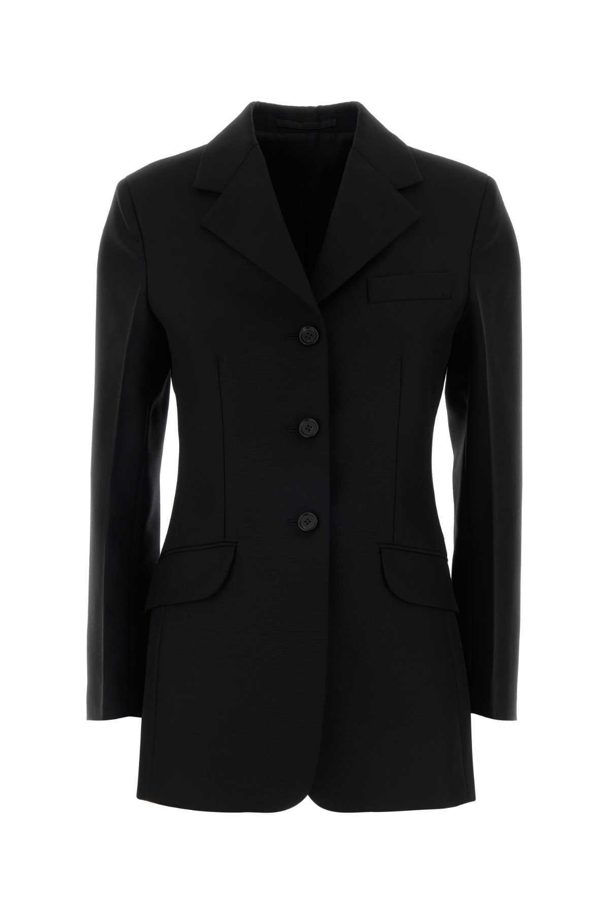 Black wool blend blazer J03BN0208J40330001 (Jil Sander / ブレザー・ジャケット ) | Jil Sander (ジルサンダー)