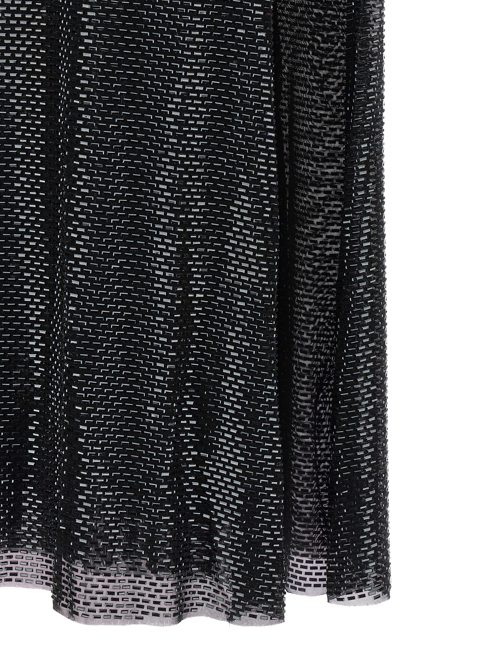 'Black Rhinestone Draped Maxi' dress PF26041XBBLACK (self-portrait / ワンピース・ドレス・オールインワン ) | self-portrait (セルフ・ポートレイト)(4)