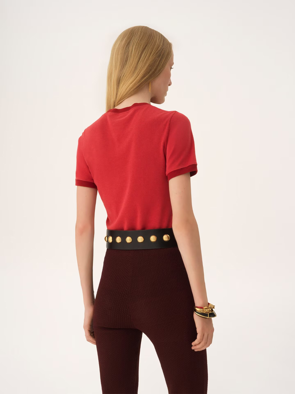 BABY FIT LOGO T-SHIRT IN CHINÉ JERSEY CH26SJH03199678 (Chloé / Tシャツ・カットソー ) | Chloé (クロエ)(2)