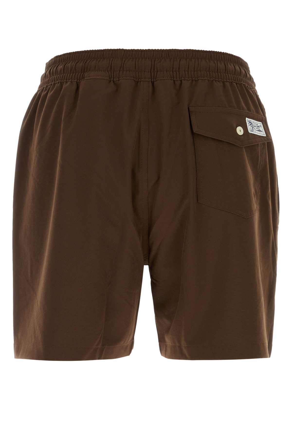 Brown stretch polyester swimming shorts 710957782513 (Polo Ralph Lauren / ショートパンツ ) | Polo Ralph Lauren (ポロ ラルフ ローレン)(1)