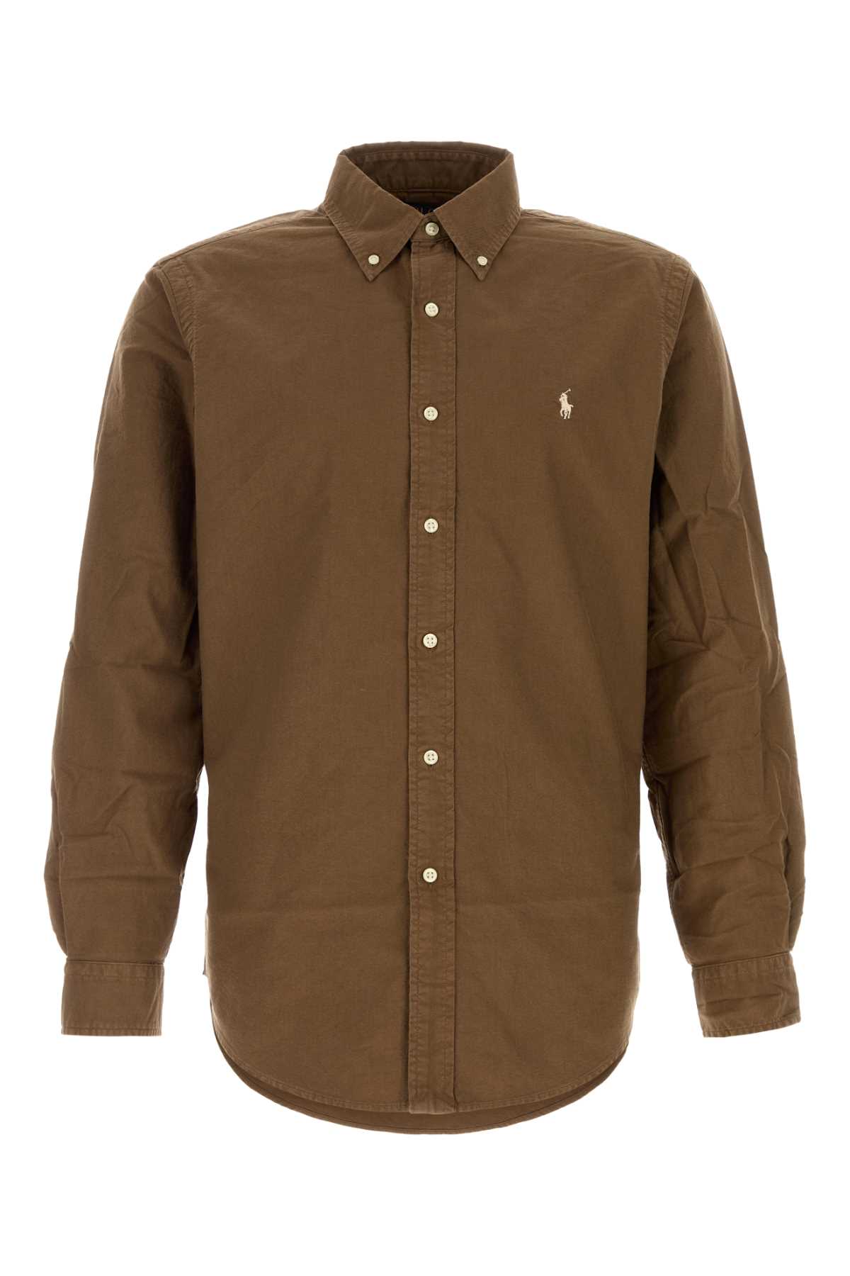 Brown oxford shirt 710805564501 (Polo Ralph Lauren / シャツ・ブラウス ) | Polo Ralph Lauren (ポロ ラルフ ローレン)