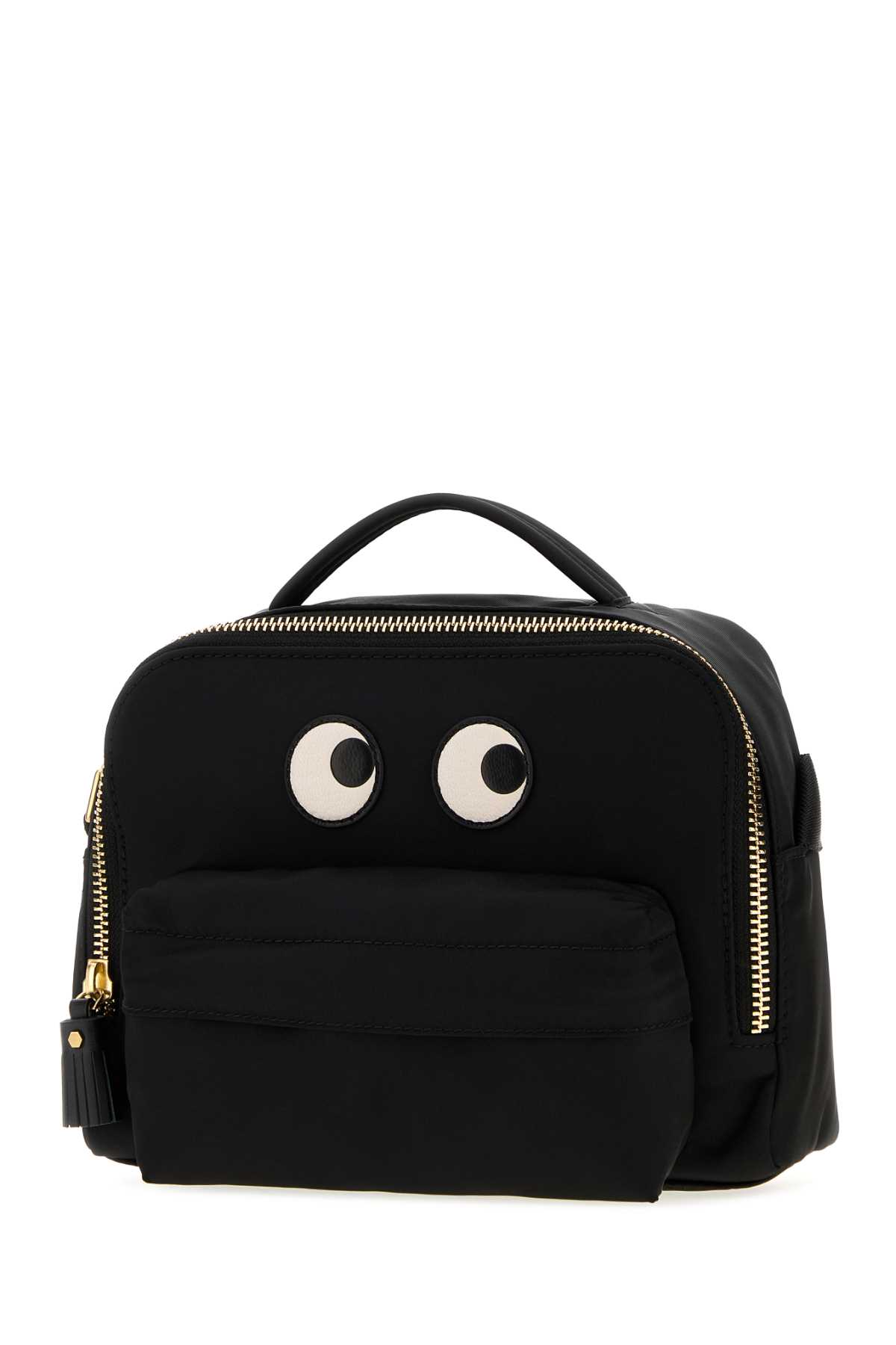 Black canvas Eyes handbag 5050925193542BLACK (ANYA HINDMARCH / ハンドバッグ・ショルダーバッグ ) | ANYA HINDMARCH (アニヤ・ハインドマーチ)(1)