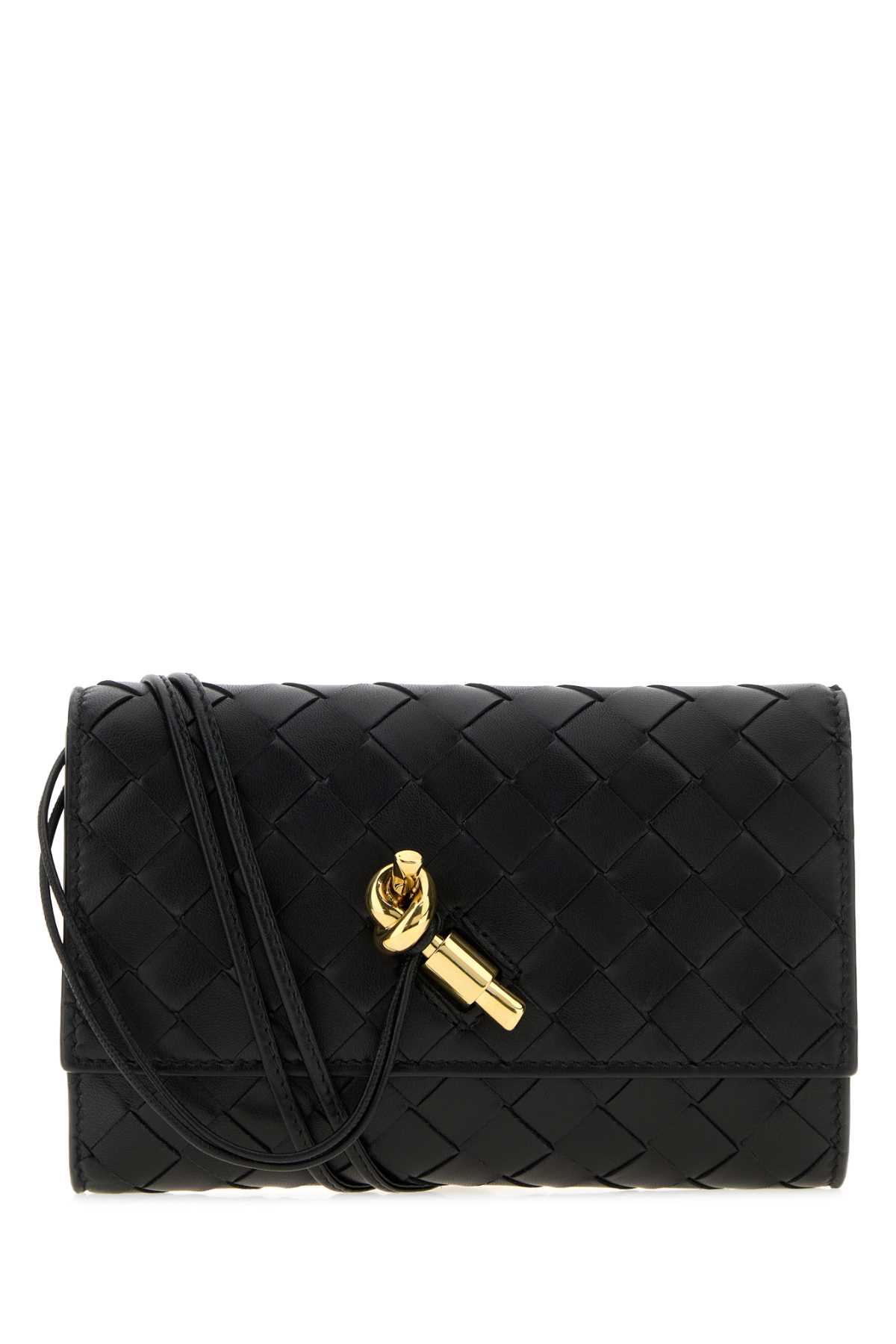 Black nappa leather Andiamo crossbody bag 836940VCPP21019 (Bottega Veneta / ハンドバッグ・ショルダーバッグ ) | Bottega Veneta (ボッテガ・ヴェネタ)