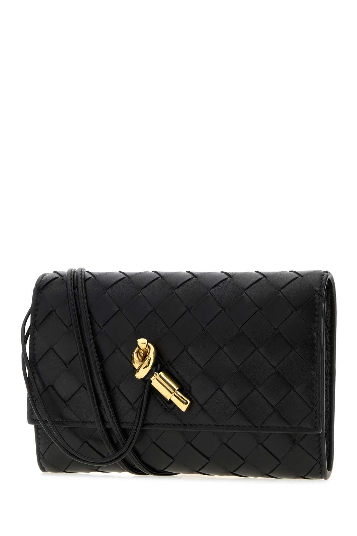 Black nappa leather Andiamo crossbody bag 836940VCPP21019 (Bottega Veneta / ハンドバッグ・ショルダーバッグ ) | Bottega Veneta (ボッテガ・ヴェネタ)(1)