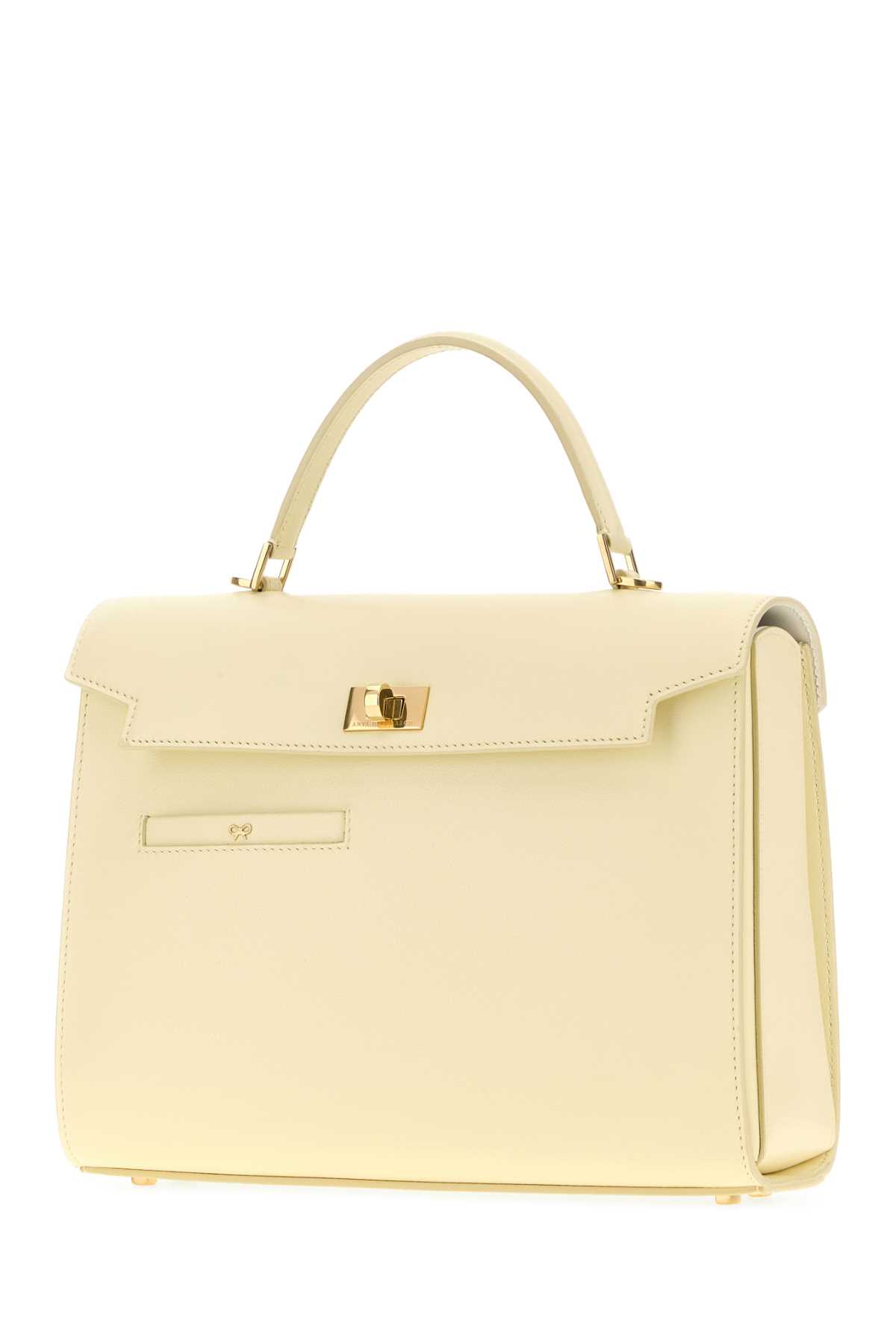 Pastel yellow leather Mortimer handbag 5050925206877BUTTER (ANYA HINDMARCH / ハンドバッグ・ショルダーバッグ ) | ANYA HINDMARCH (アニヤ・ハインドマーチ)(1)