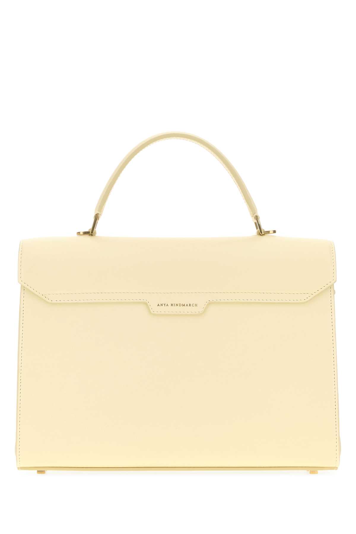 Pastel yellow leather Mortimer handbag 5050925206877BUTTER (ANYA HINDMARCH / ハンドバッグ・ショルダーバッグ ) | ANYA HINDMARCH (アニヤ・ハインドマーチ)(2)