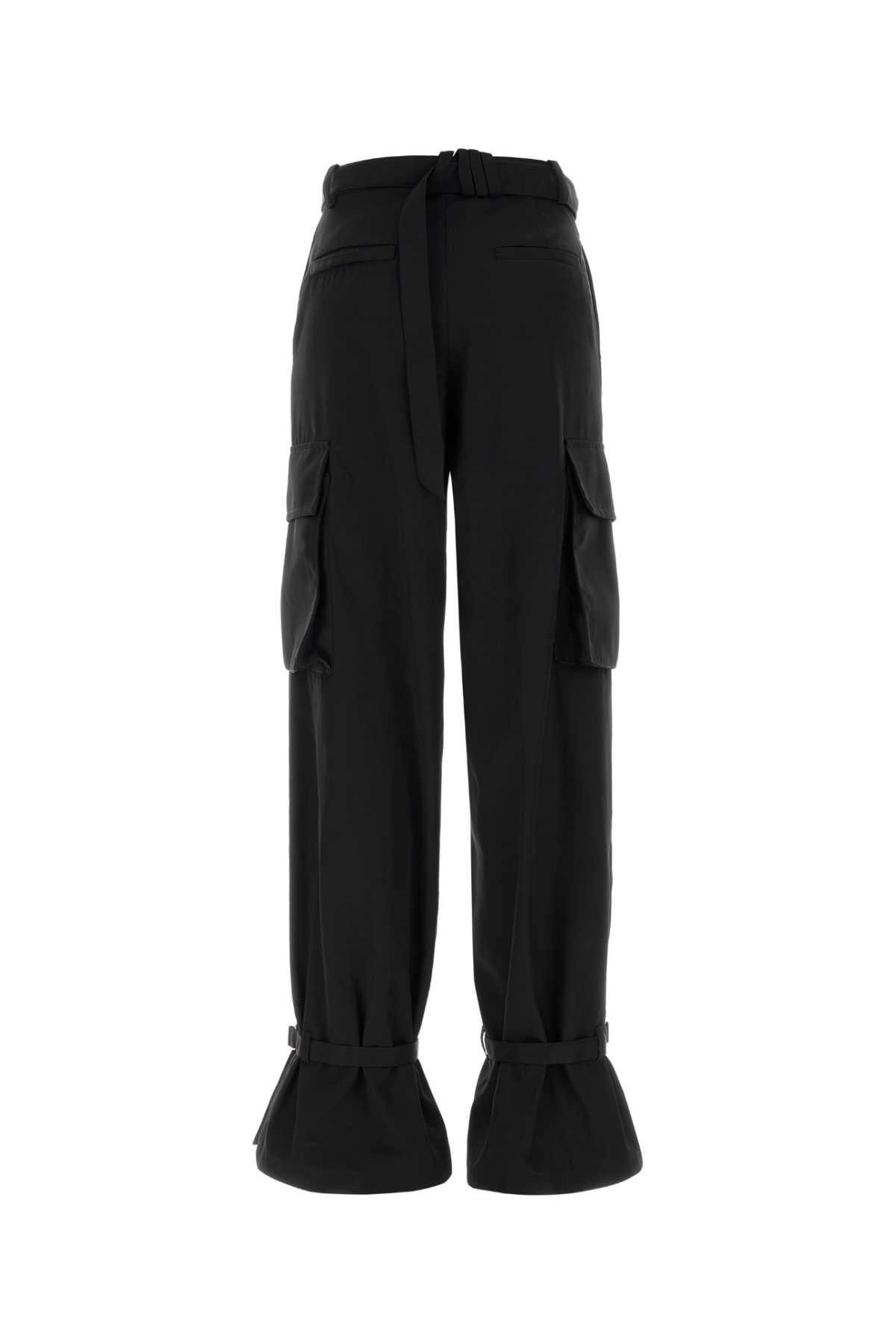 Black nylon cargo pant 260WCP00283PLL001AA100 (THE ATTICO / パンツ ) | THE ATTICO (ジ・アティコ)(1)