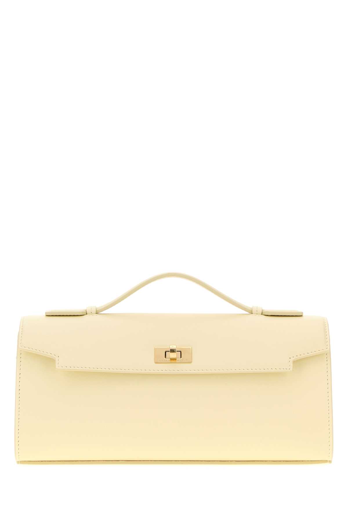 Pastel yellow leather Mortimer handbag 5050925206860BUTTER (ANYA HINDMARCH / ハンドバッグ・ショルダーバッグ ) | ANYA HINDMARCH (アニヤ・ハインドマーチ)