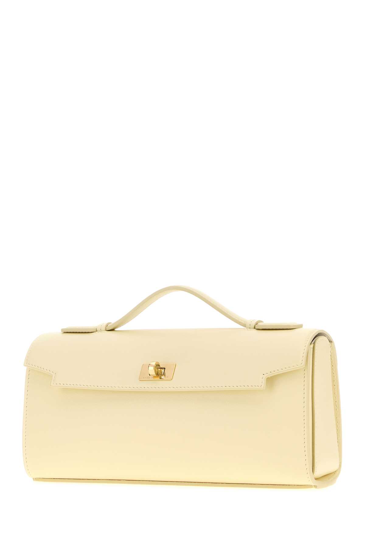 Pastel yellow leather Mortimer handbag 5050925206860BUTTER (ANYA HINDMARCH / ハンドバッグ・ショルダーバッグ ) | ANYA HINDMARCH (アニヤ・ハインドマーチ)(1)