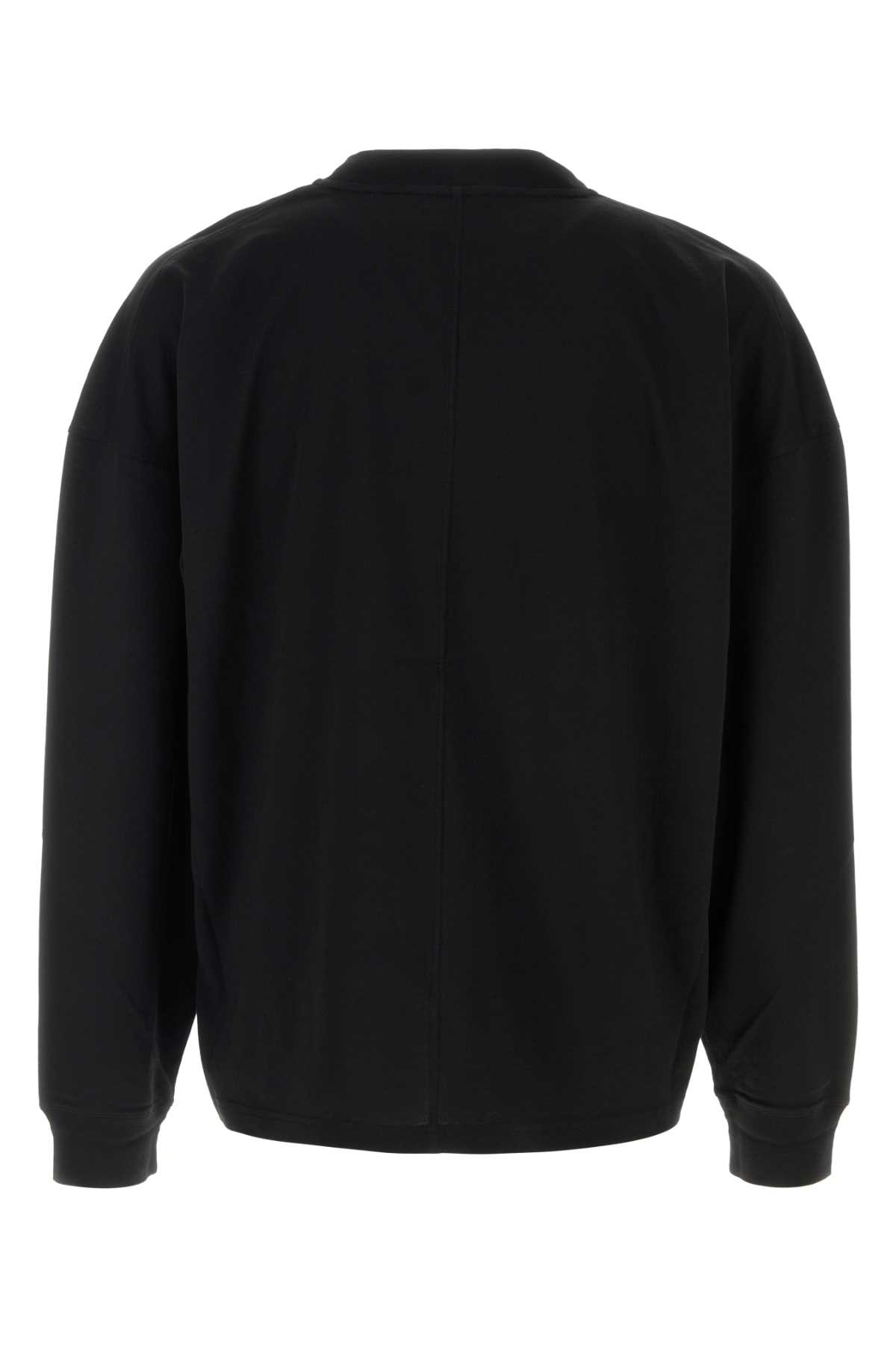 Black cotton Dolino t-shirt 612K767BLK (The Row / Tシャツ・カットソー ) | The Row (ザ・ロウ)(1)