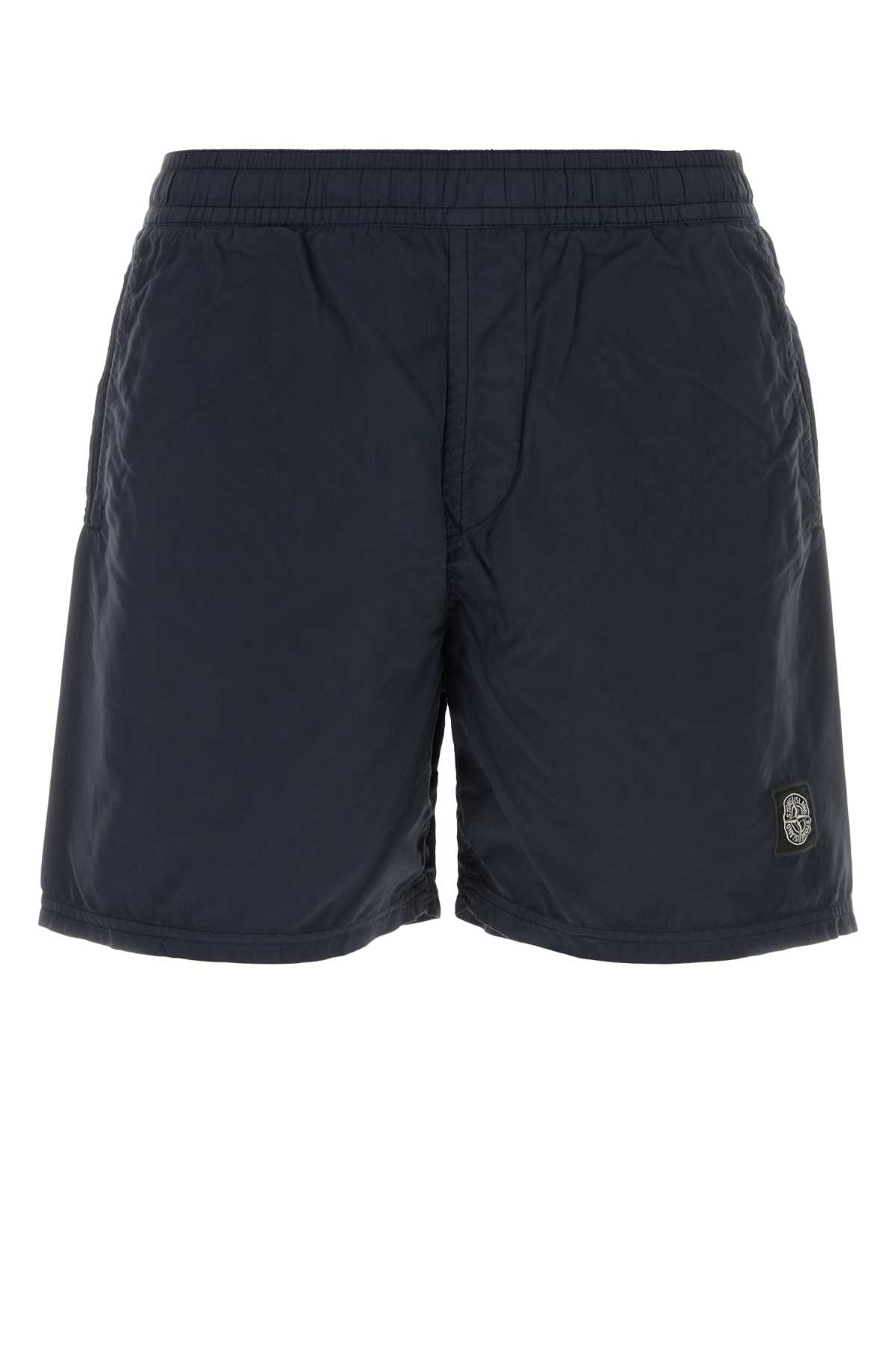 Midnight blue nylon swimming shorts L1S15B100B09S0046V0020 (STONE ISLAND / ショートパンツ ) | STONE ISLAND (ストーンアイランド)