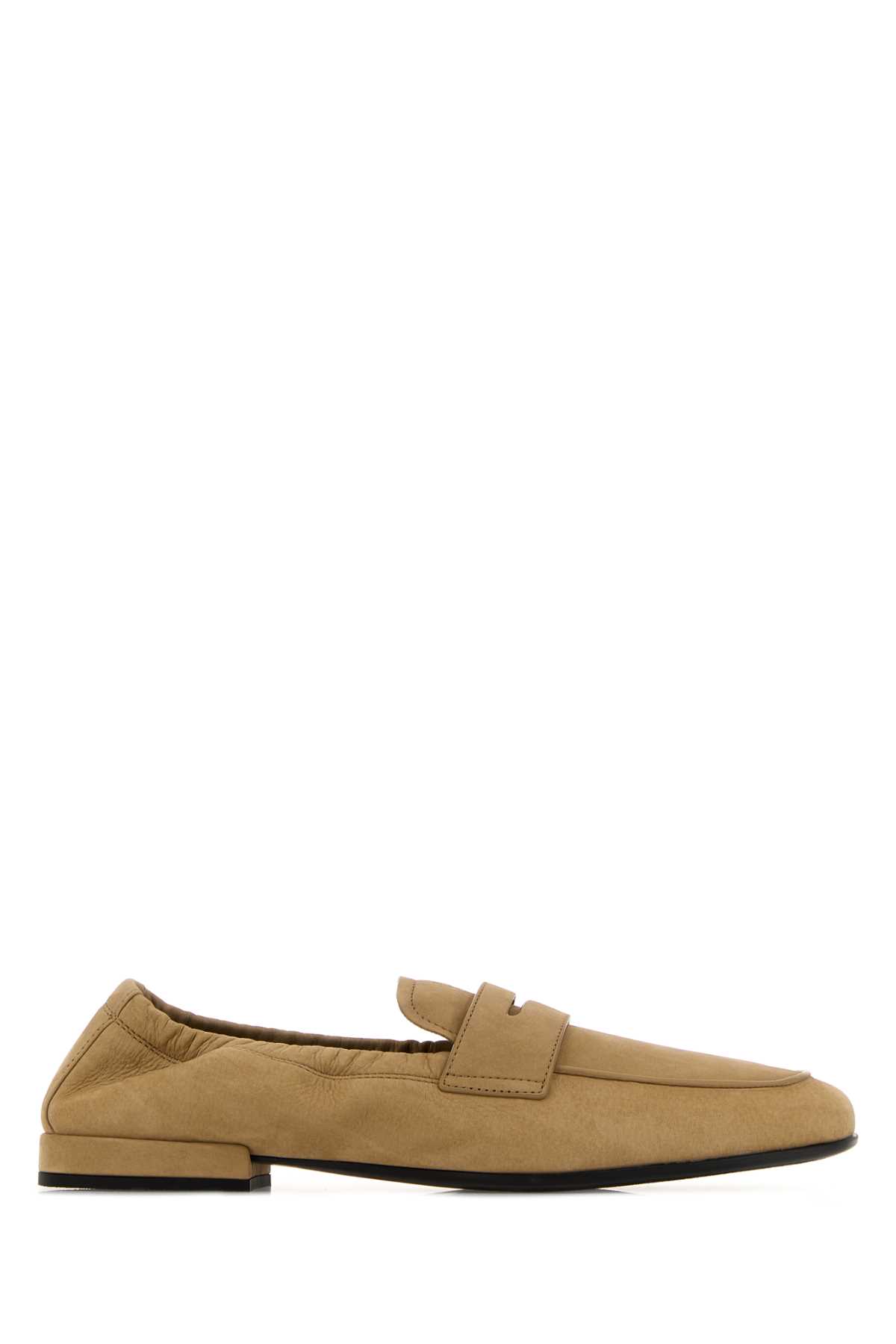 Beige nabuk Shuffle loafers 1D051OF010037F0F24 (Prada / ローファー ) | Prada (プラダ)