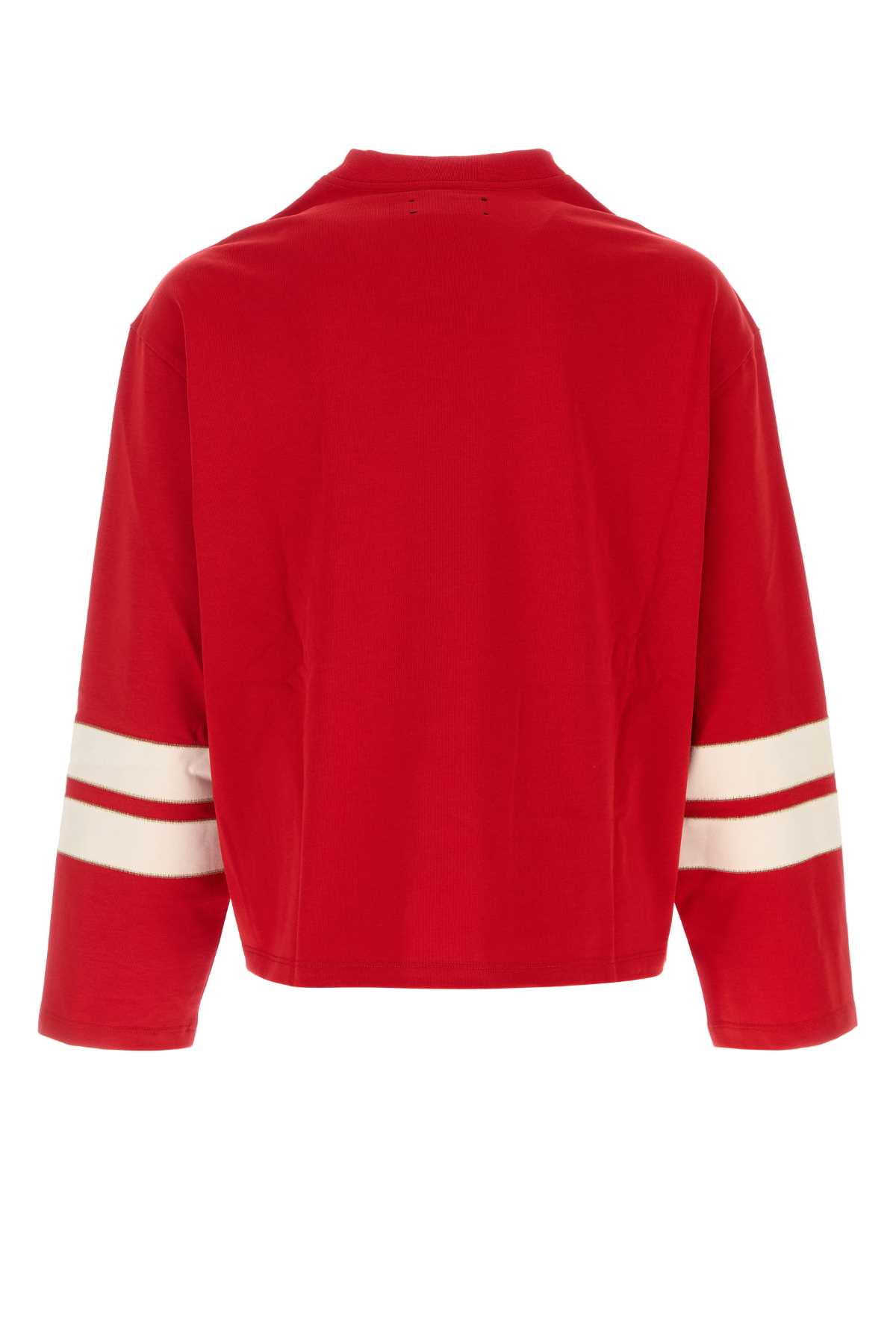 Red cotton oversize t-shirt AMTOJR1181RUBY (AMIRI / Tシャツ・カットソー ) | AMIRI (アミリ)(1)