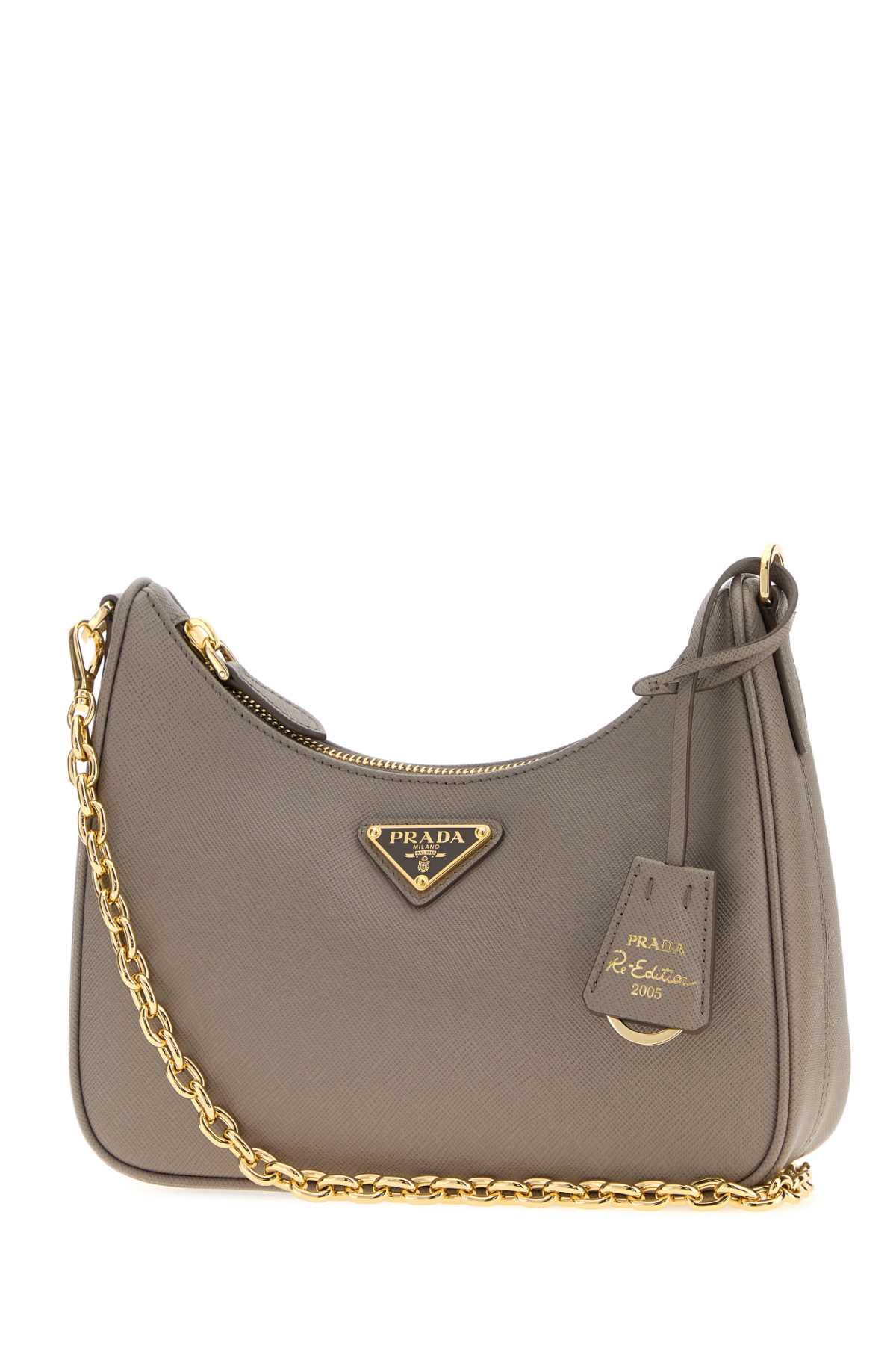 Dark grey leather Re-Edition 2005 shoulder bag 1BH204VV2PNZVF0JDS (Prada / ハンドバッグ・ショルダーバッグ ) | Prada (プラダ)(1)