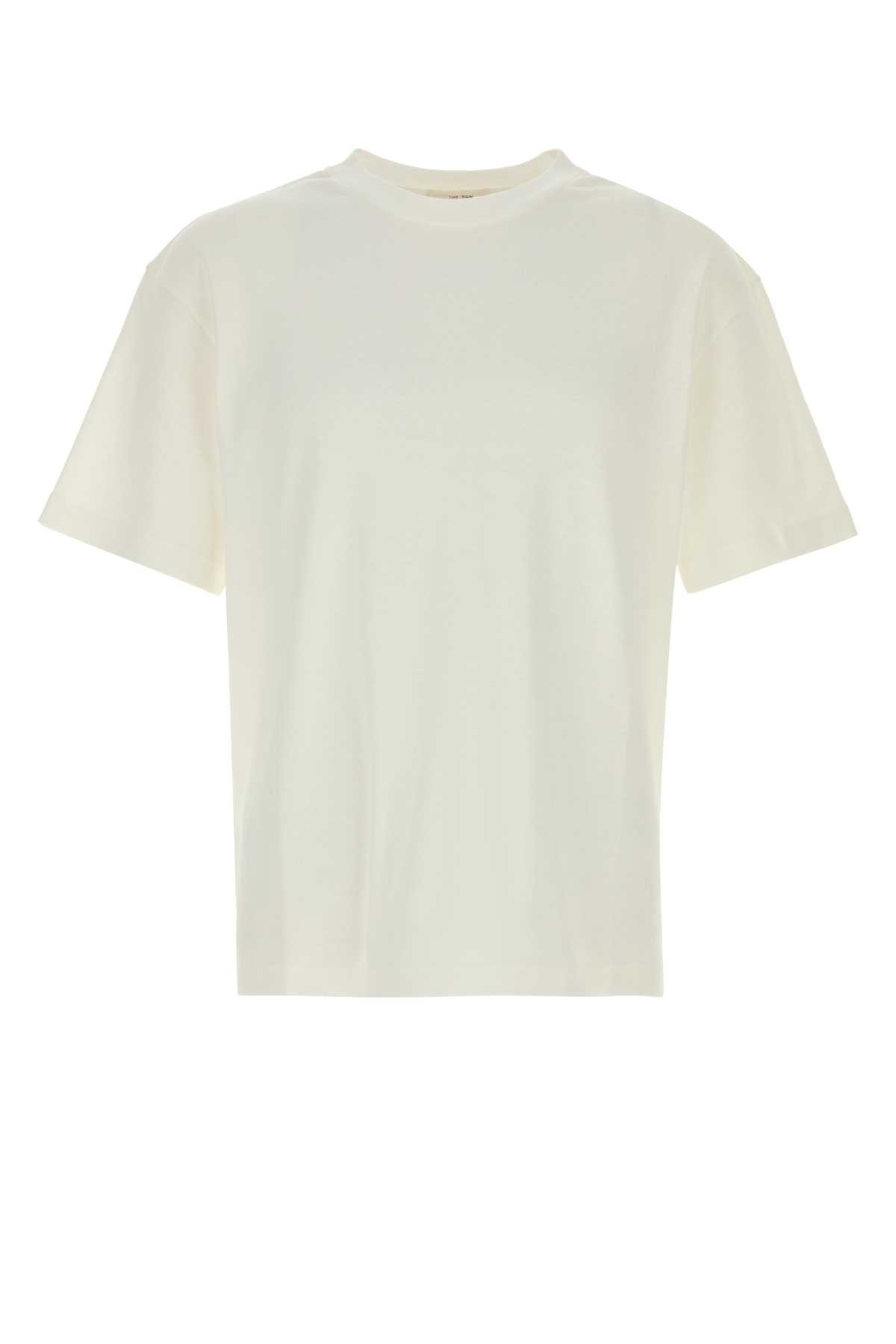 White cotton Madoc t-shirt 1401K732WHT (The Row / Tシャツ・カットソー ) | The Row (ザ・ロウ)