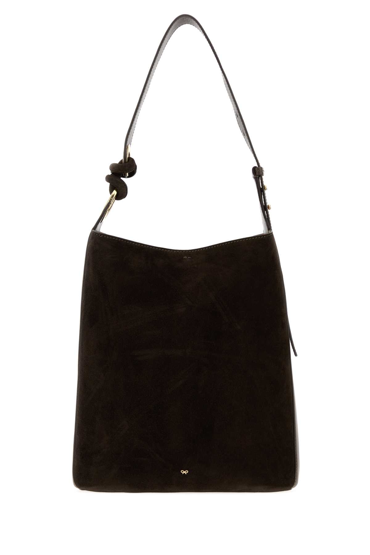Brown suede Ringo bucket bag 5050925200363TRUFFLE (ANYA HINDMARCH / ハンドバッグ・ショルダーバッグ ) | ANYA HINDMARCH (アニヤ・ハインドマーチ)