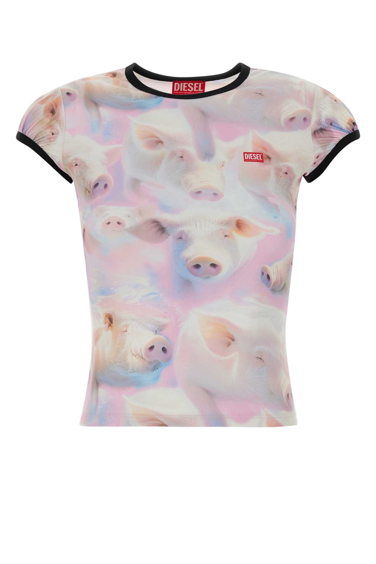Printed stretch jersey t-shirt A210220IHBS64NA (Diesel / Tシャツ・カットソー ) | Diesel (ディーゼル)