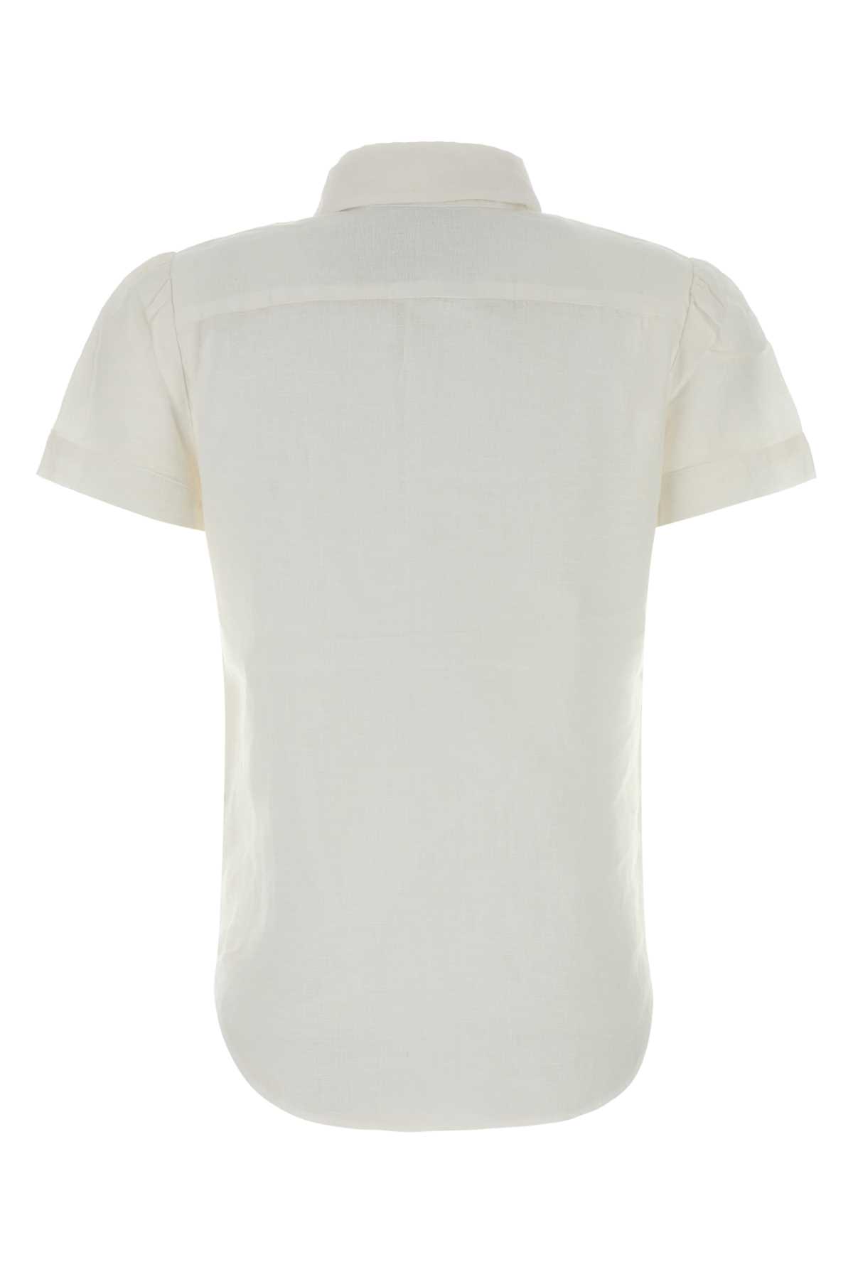 White linen shirt 211973366505 (Polo Ralph Lauren / シャツ・ブラウス ) | Polo Ralph Lauren (ポロ ラルフ ローレン)(1)
