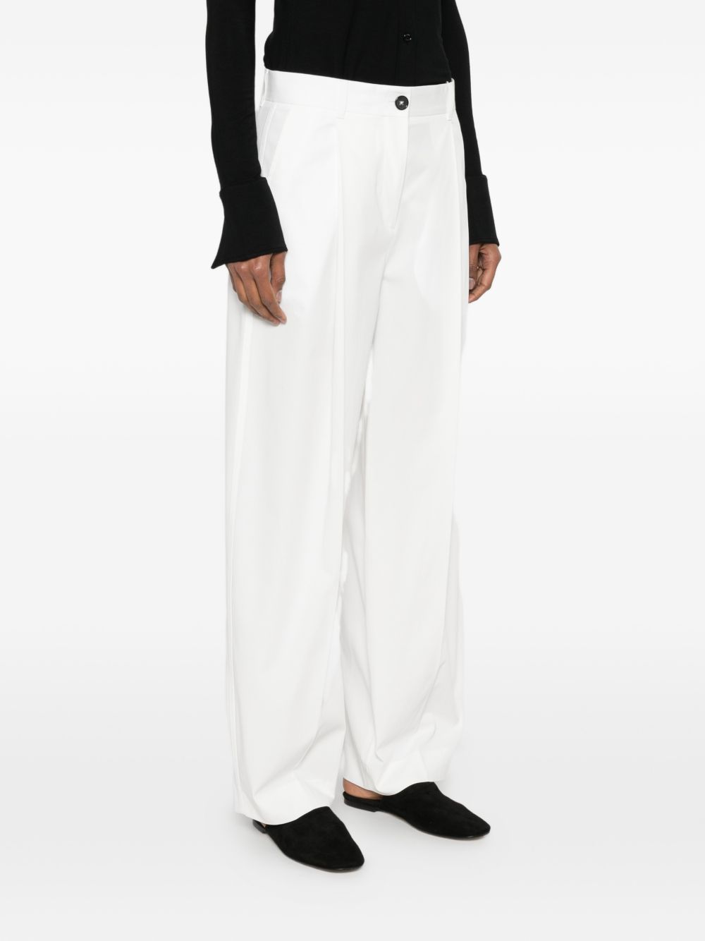TOTEME PRE Trousers White 263WRB0417FB0490047 (TOTEME / パンツ ) | TOTEME (トーテム)(1)