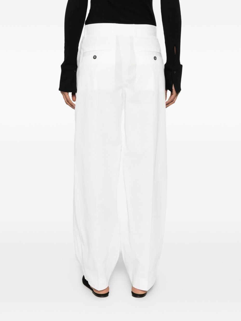 TOTEME PRE Trousers White 263WRB0417FB0490047 (TOTEME / パンツ ) | TOTEME (トーテム)(4)