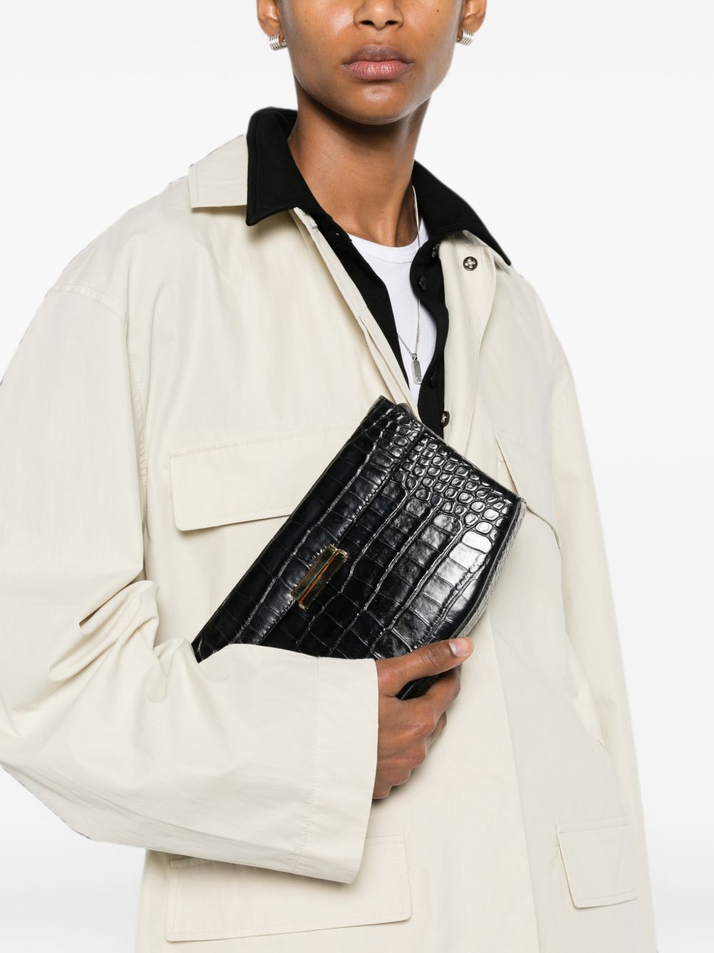 TOTEME PRE Bags.. Black 263WAL0133LE0076001 (TOTEME / クラッチバッグ・ポーチ ) | TOTEME (トーテム)(1)