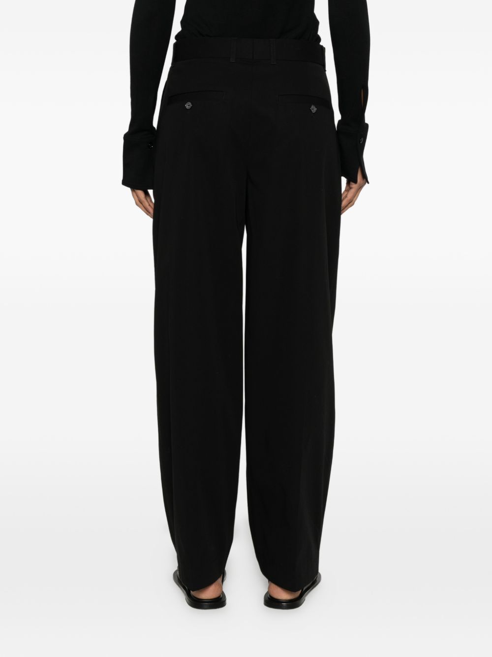 TOTEME PRE Trousers Black 263WRB0417FB0490001 (TOTEME / パンツ ) | TOTEME (トーテム)(4)
