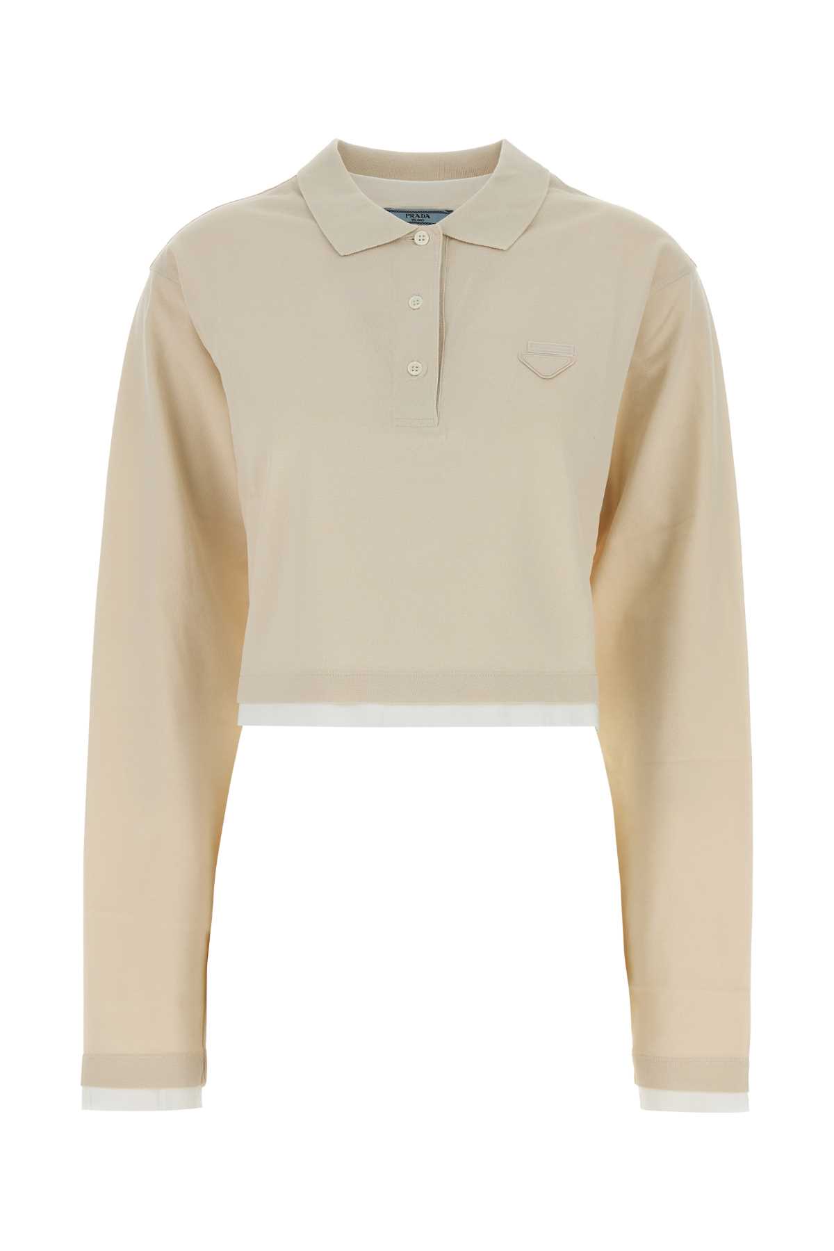 Sand piquet polo shirt 39683SOOO1736F0K74 (Prada / ポロシャツ ) | Prada (プラダ)