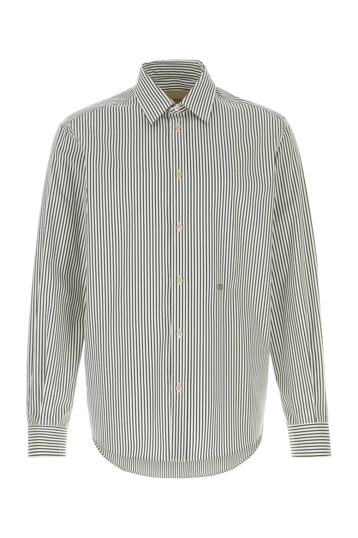 Embroidered poplin shirt 9V3ABS81BMR0AZ (Valentino Garavani / シャツ・ブラウス ) | Valentino Garavani (ヴァレンティノ)