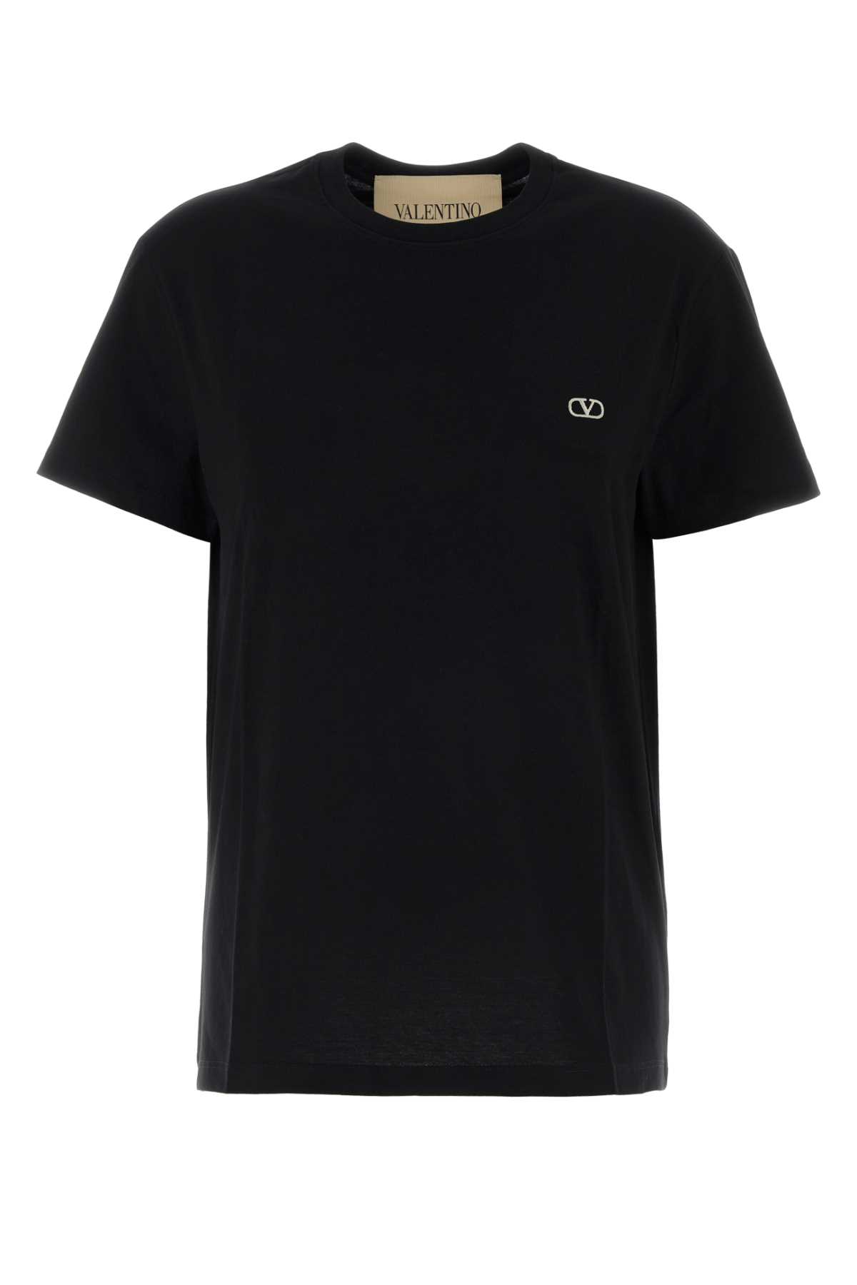 Black cotton t-shirt 9V3MG10VBMM0NO (Valentino Garavani / Tシャツ・カットソー ) | Valentino Garavani (ヴァレンティノ)