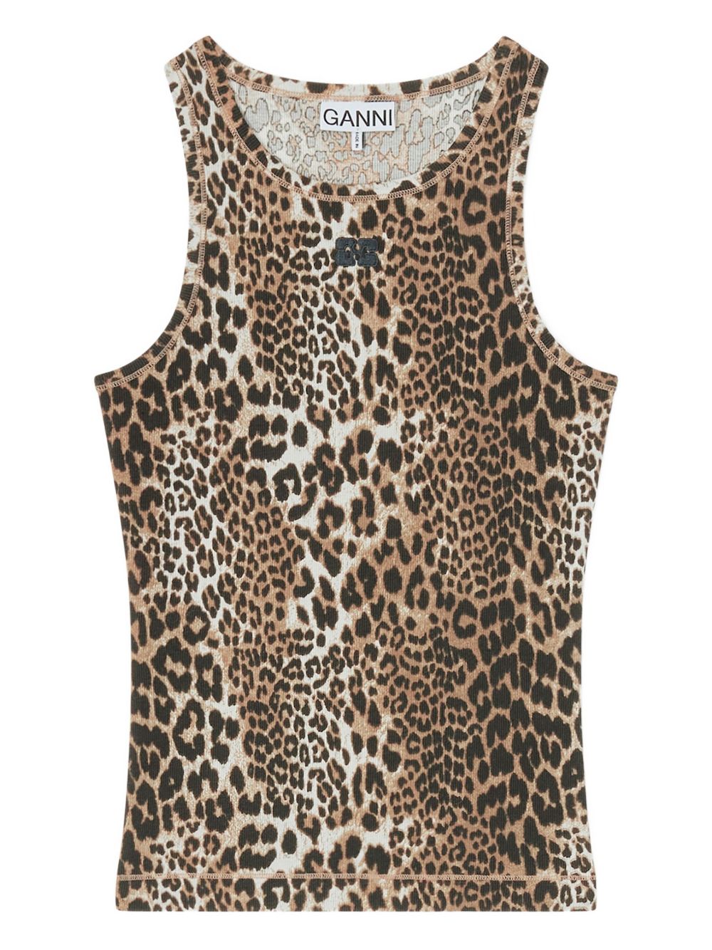 GANNI Top LEOPARD PRINT A1050073943 (GANNI / タンクトップ・キャミソール ) | GANNI (ガニー)