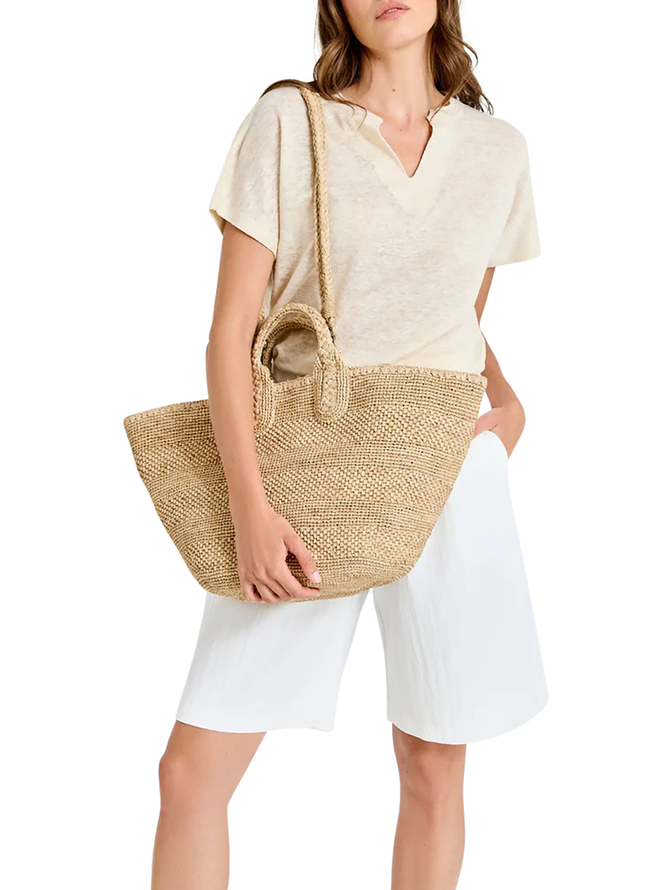 RAFFIA SOMA BAG SOMATEA (IBELIV / ハンドバッグ・ショルダーバッグ ) | IBELIV (アイビリーブ)(1)