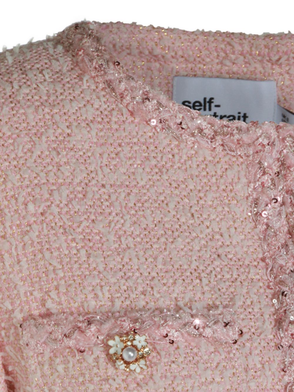 Self-portrait Jackets Pink PF26112JPPINK (self-portrait / ブレザー・ジャケット ) | self-portrait (セルフ・ポートレイト)(6)