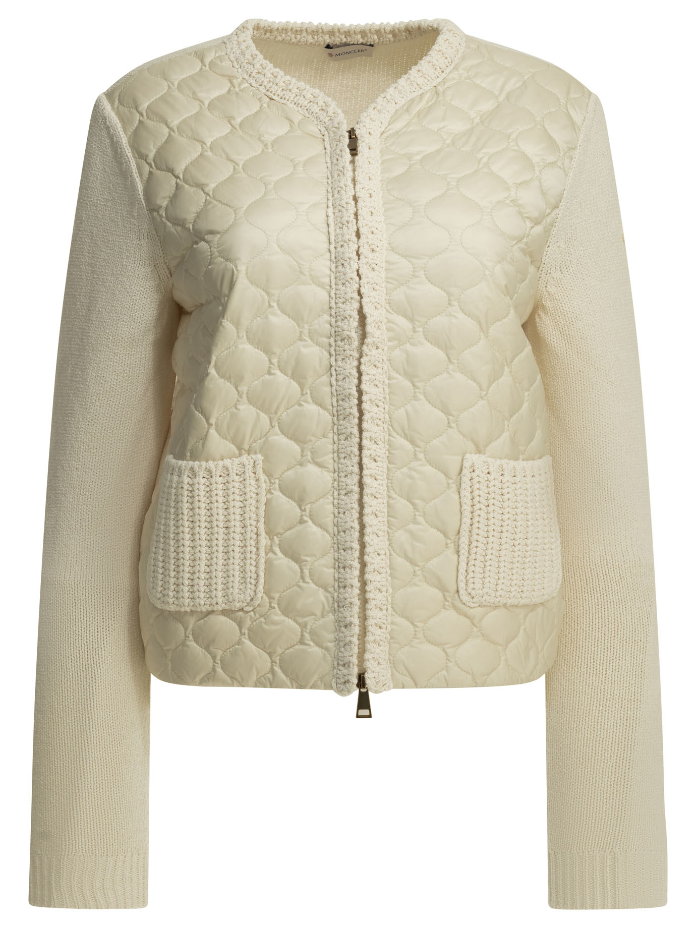 Quilted cotton cardigan 9B00036M5670034 (Moncler / ニット・セーター・カーディガン ) | Moncler (モンクレール)