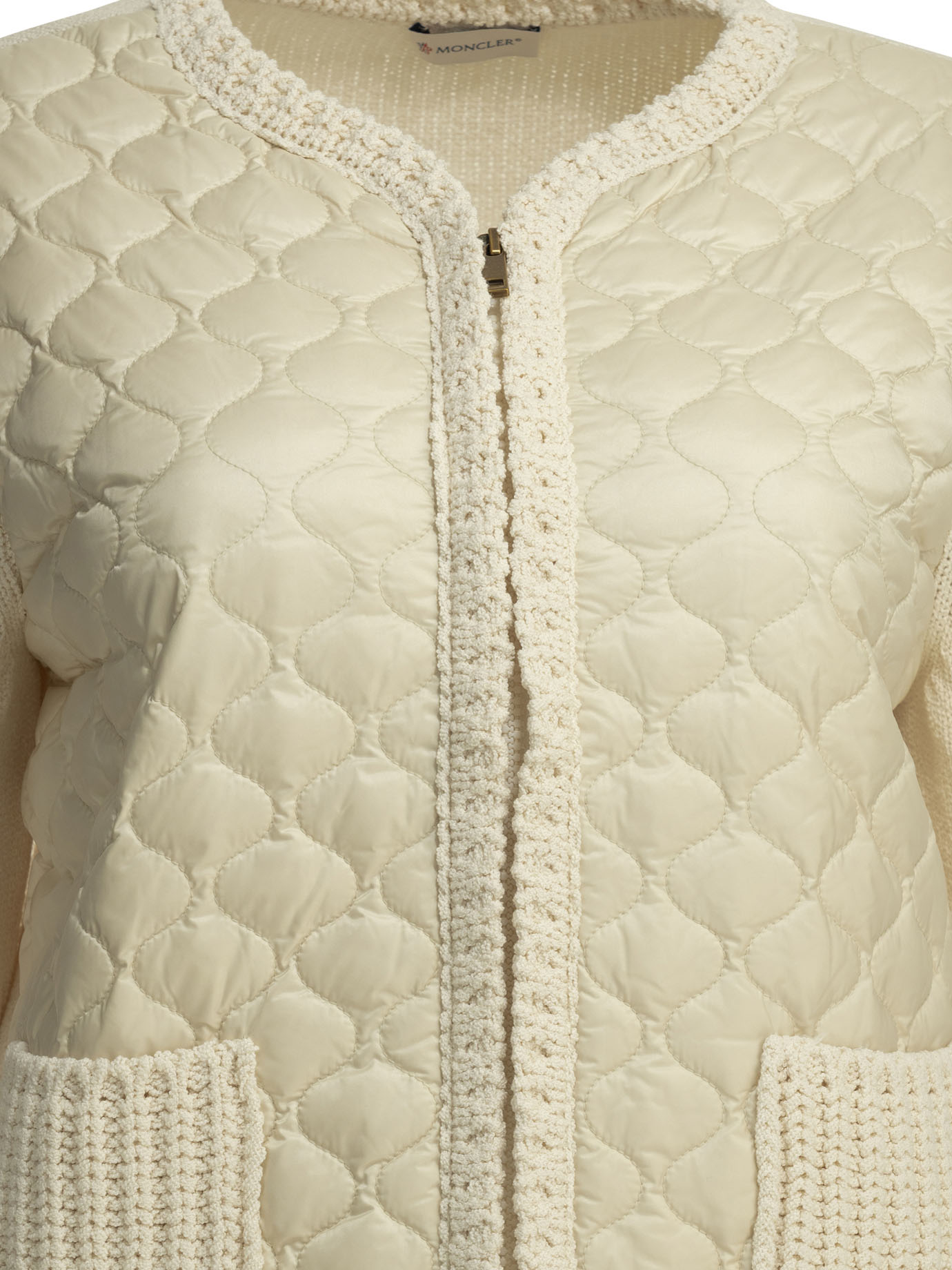 Quilted cotton cardigan 9B00036M5670034 (Moncler / ニット・セーター・カーディガン ) | Moncler (モンクレール)(2)