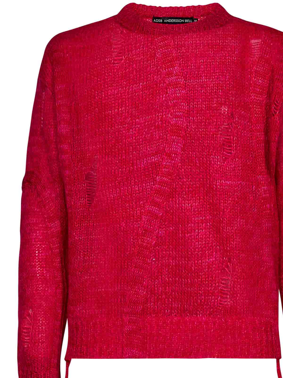 Magenta Mohair Crew-Neck ATB1015MRED (Andersson Bell / ニット・セーター・カーディガン ) | Andersson Bell (アンダーソン ベル)(2)