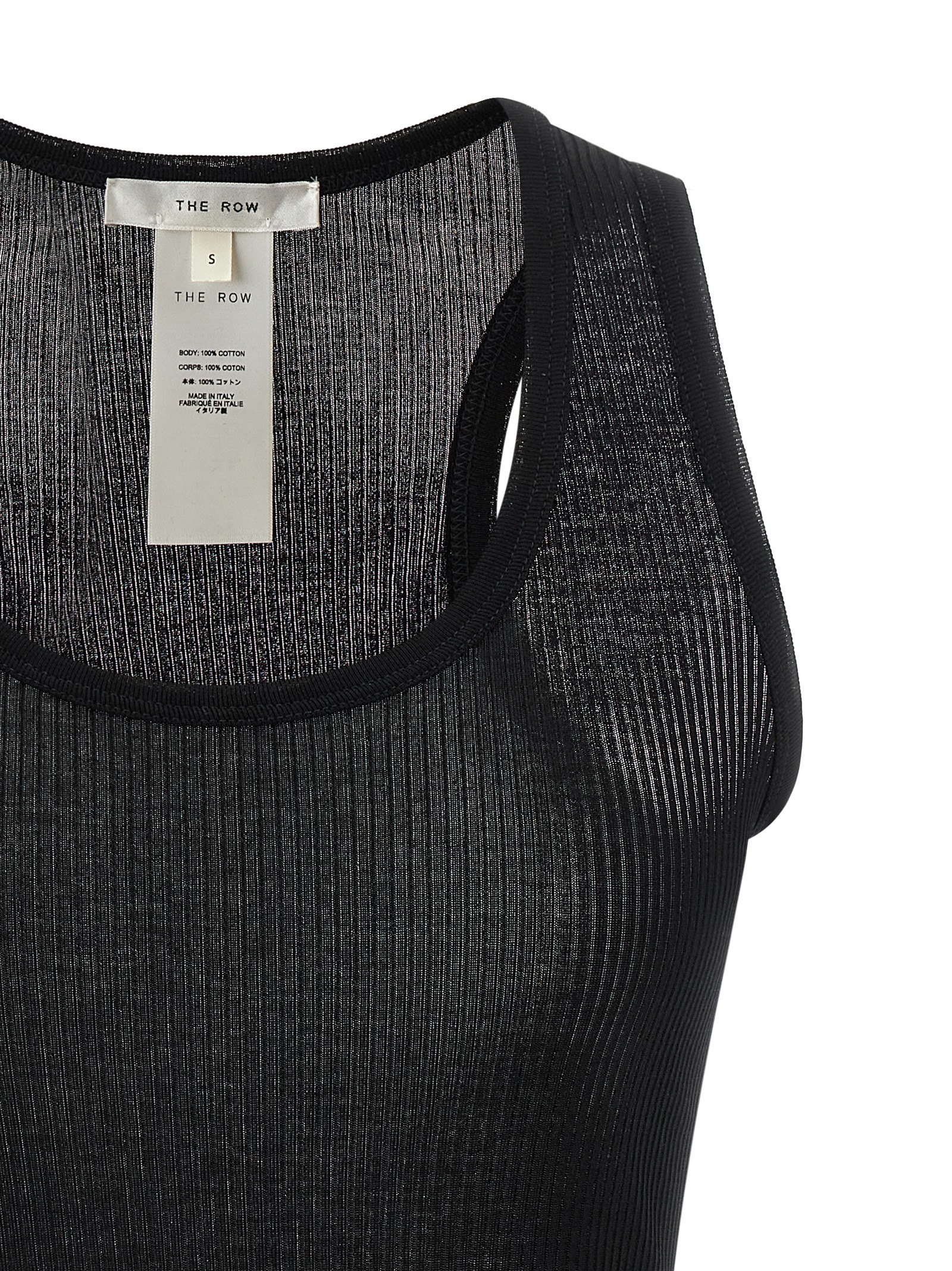 'Cendrea' tank top 10977K776BLK (The Row / タンクトップ・キャミソール ) | The Row (ザ・ロウ)(2)