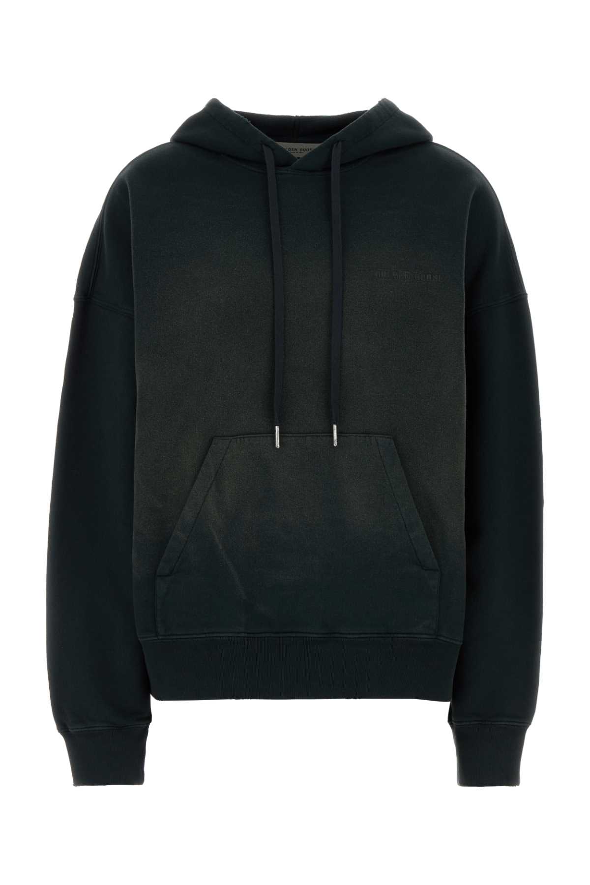 Black cotton oversize Melissa sweatshirt GUP01932P00214690498 (Golden Goose / スウェット・フーディー ) | Golden Goose (ゴールデングース)