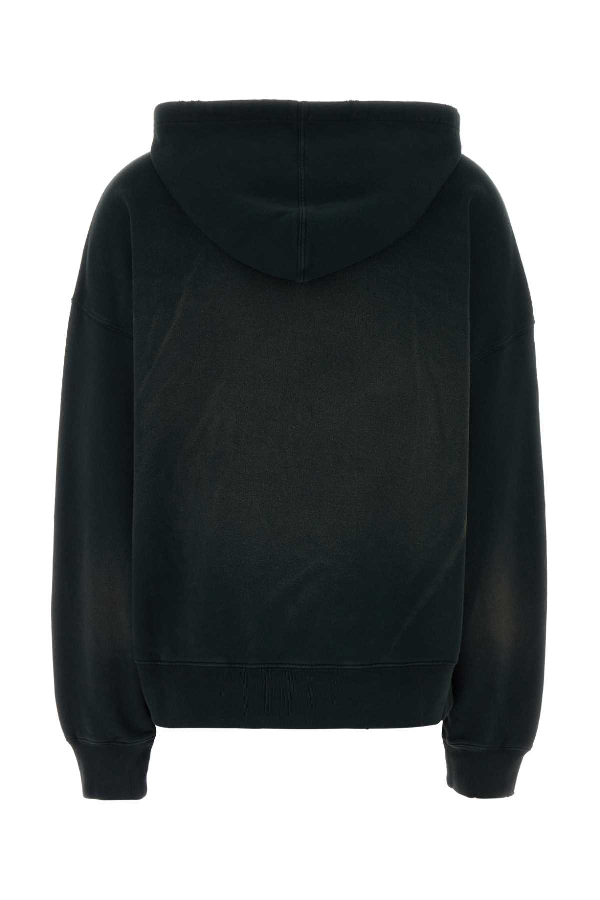 Black cotton oversize Melissa sweatshirt GUP01932P00214690498 (Golden Goose / スウェット・フーディー ) | Golden Goose (ゴールデングース)(1)